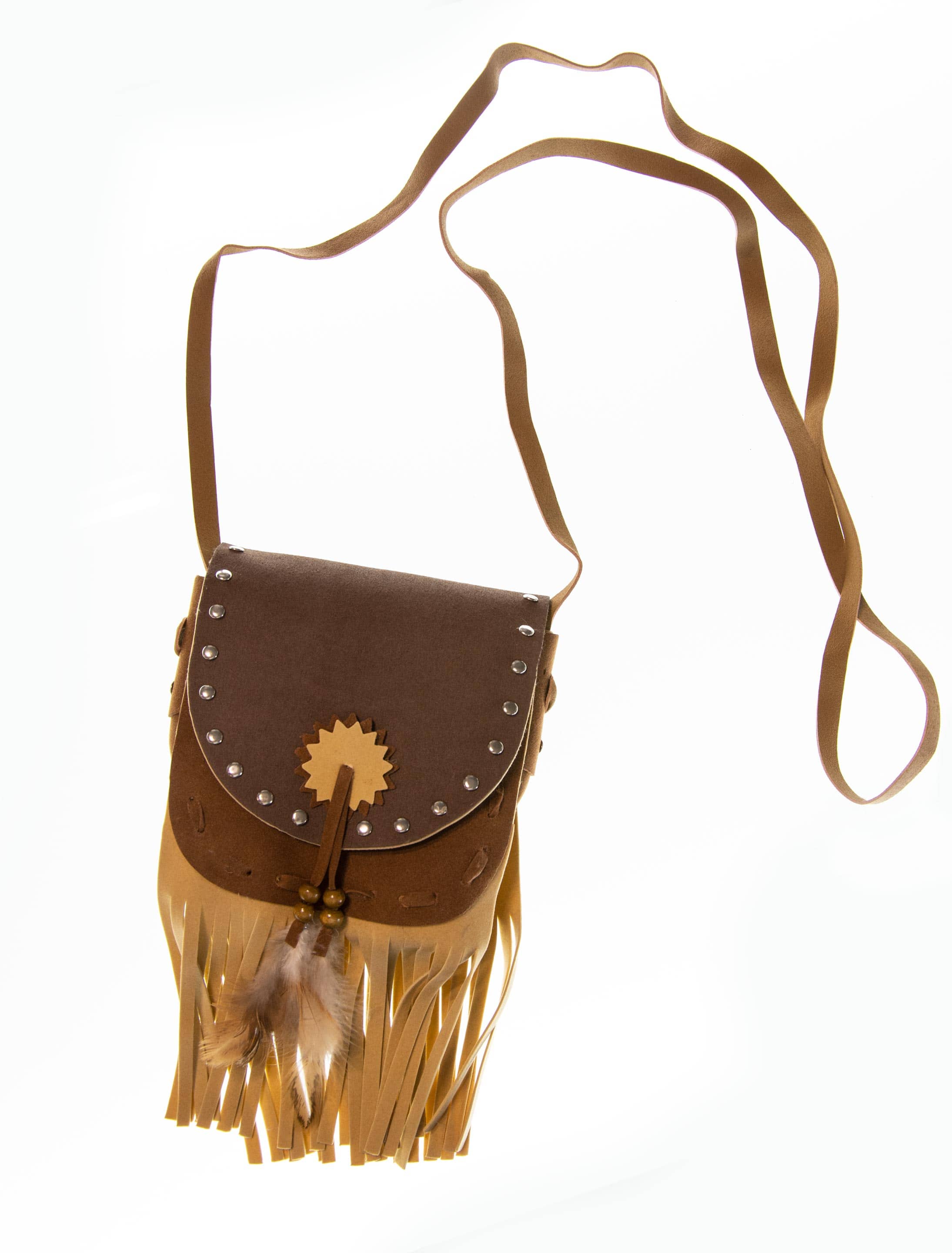 Tasche Indianer braun