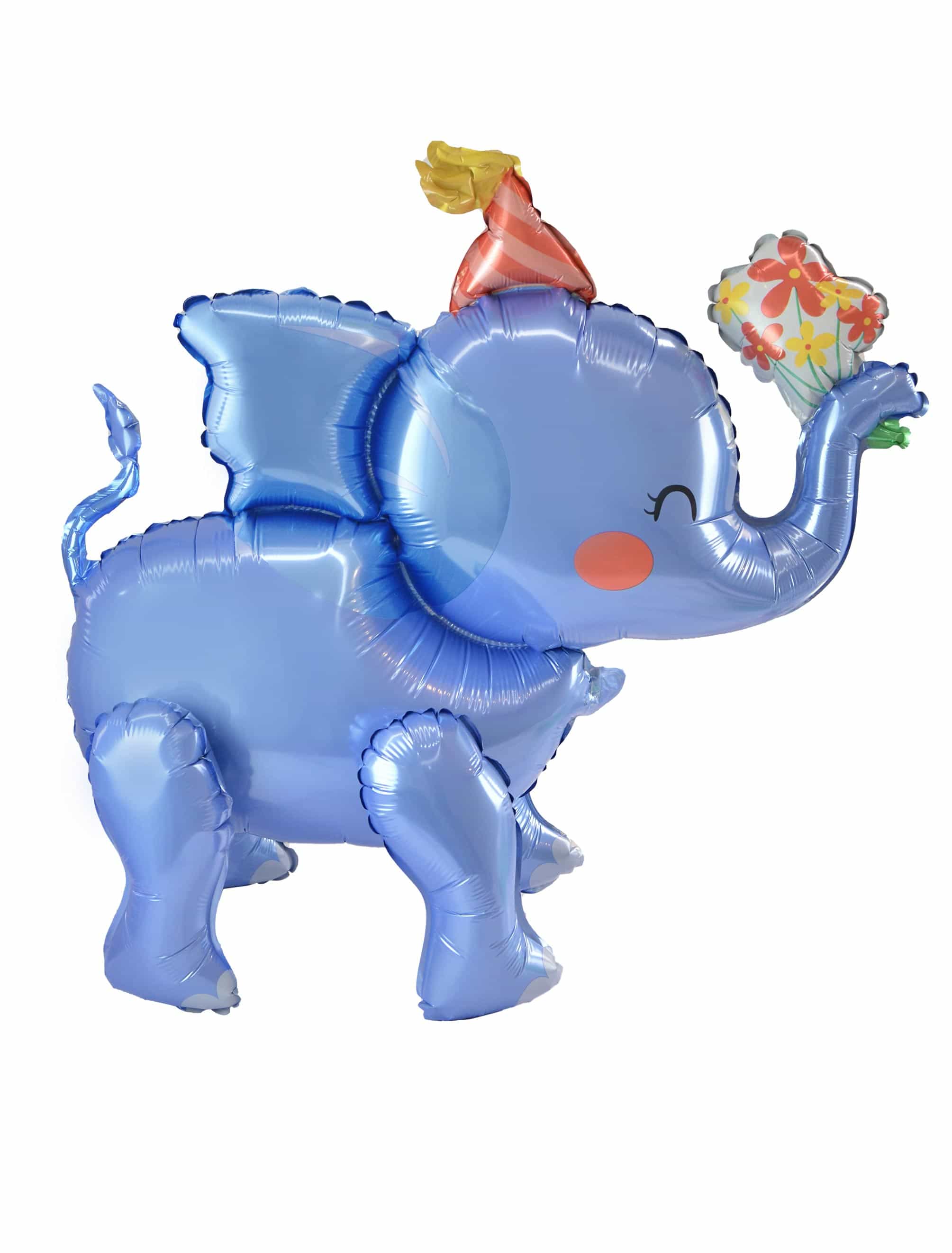 Folienballon Elefant L blau