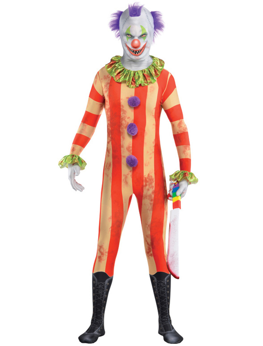 Jumpsuit Clown Kinder bunt 12-14 Jahre