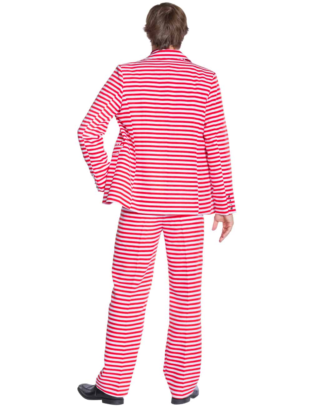 Anzug rot/weiß gestreift 3tlg. XXL