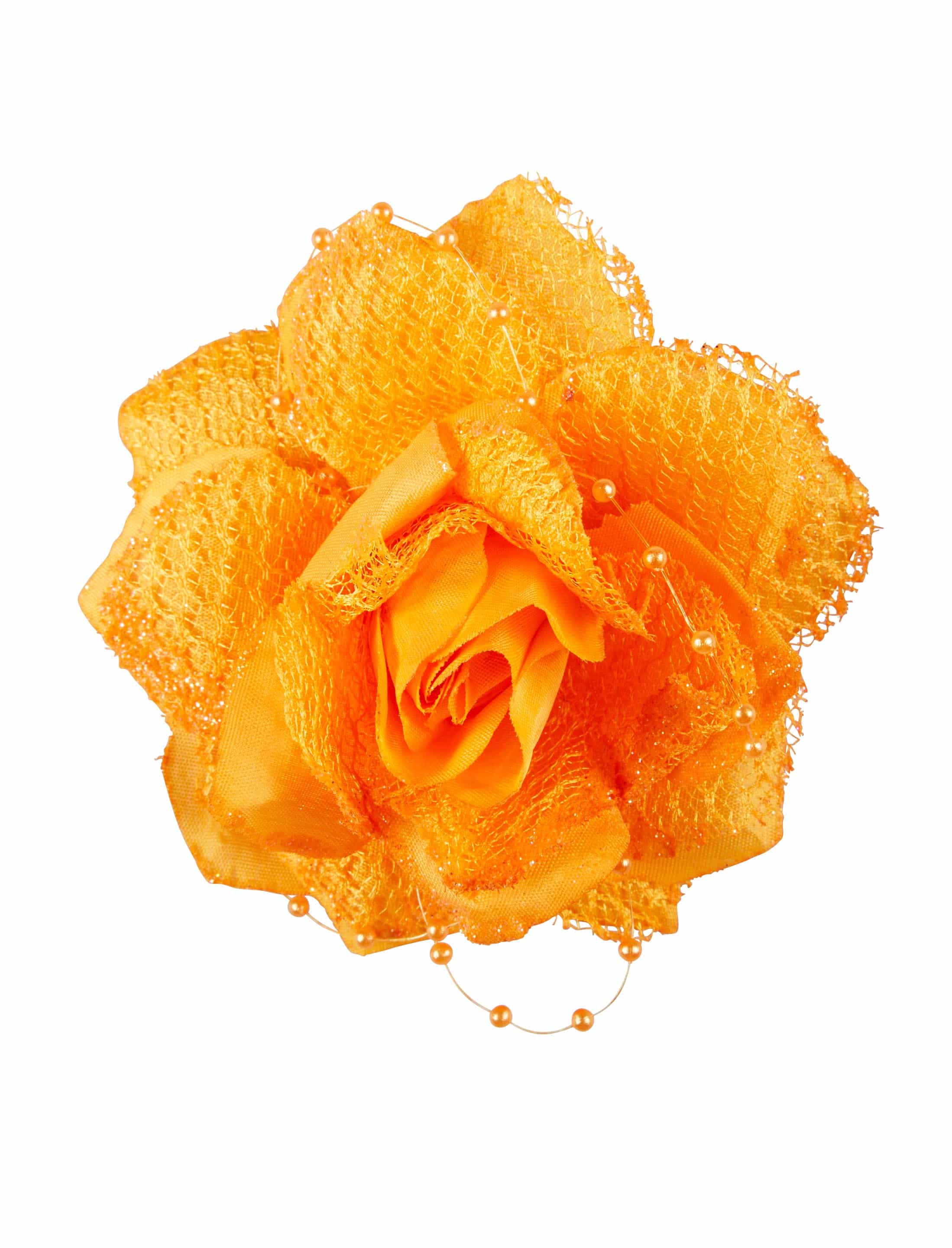 Ansteckblume Rose orange