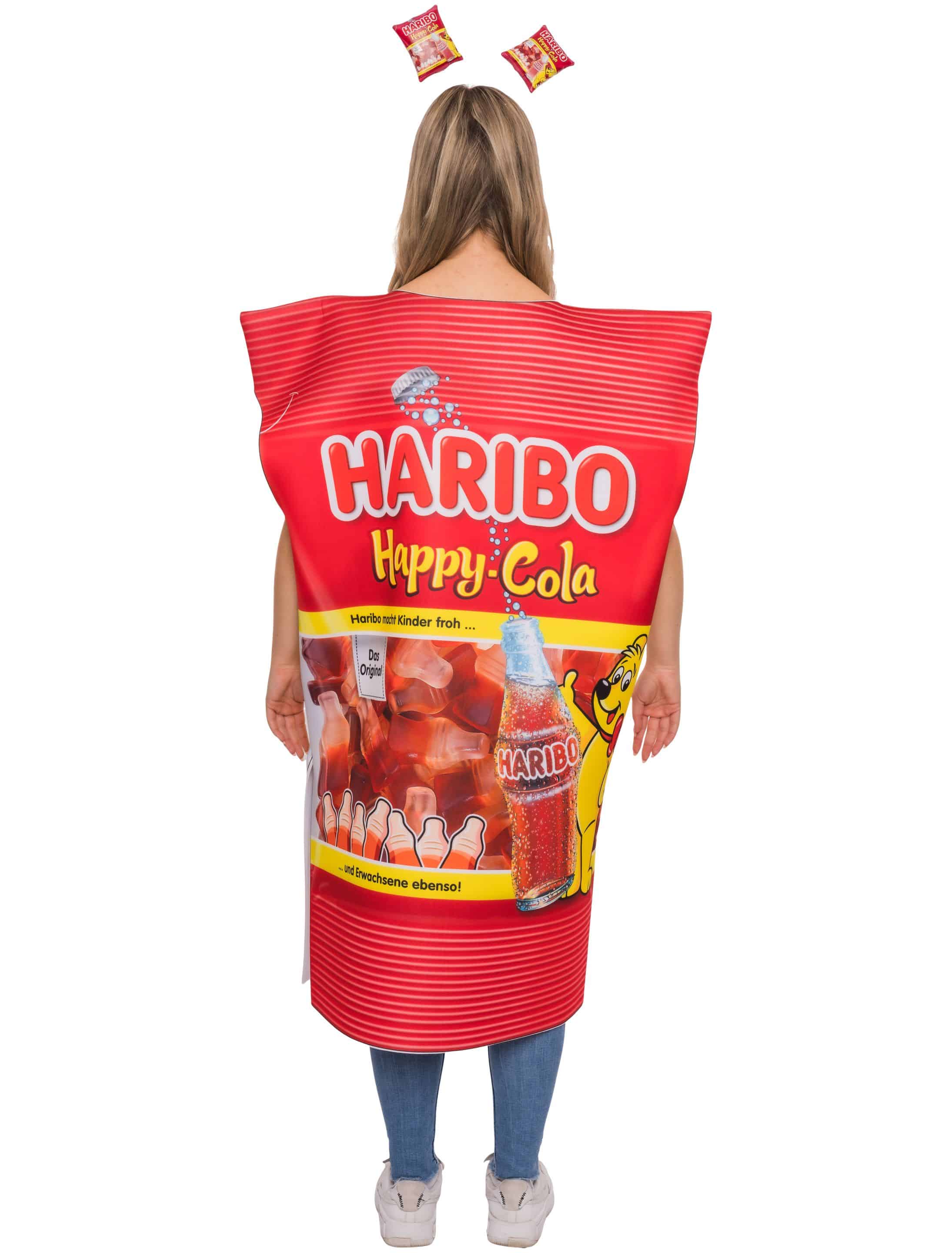 Kostüm HARIBO Happy-Cola Erwachsene bunt one size