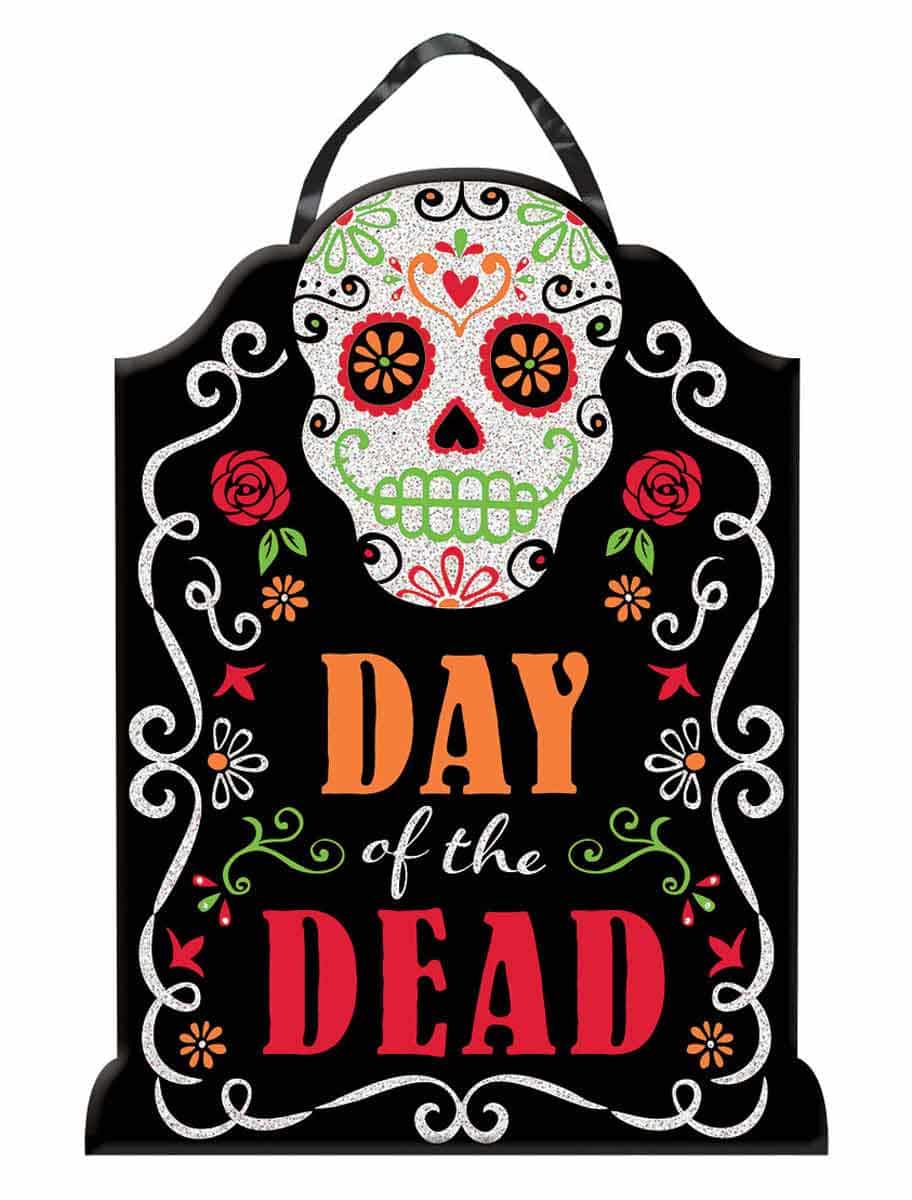 Deko Schild 'Day of the Dead'