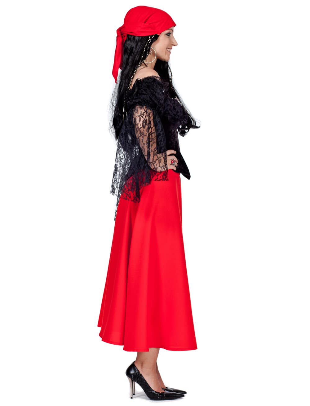 Rock lang Damen rot 38 Rock lang Damen rot 38