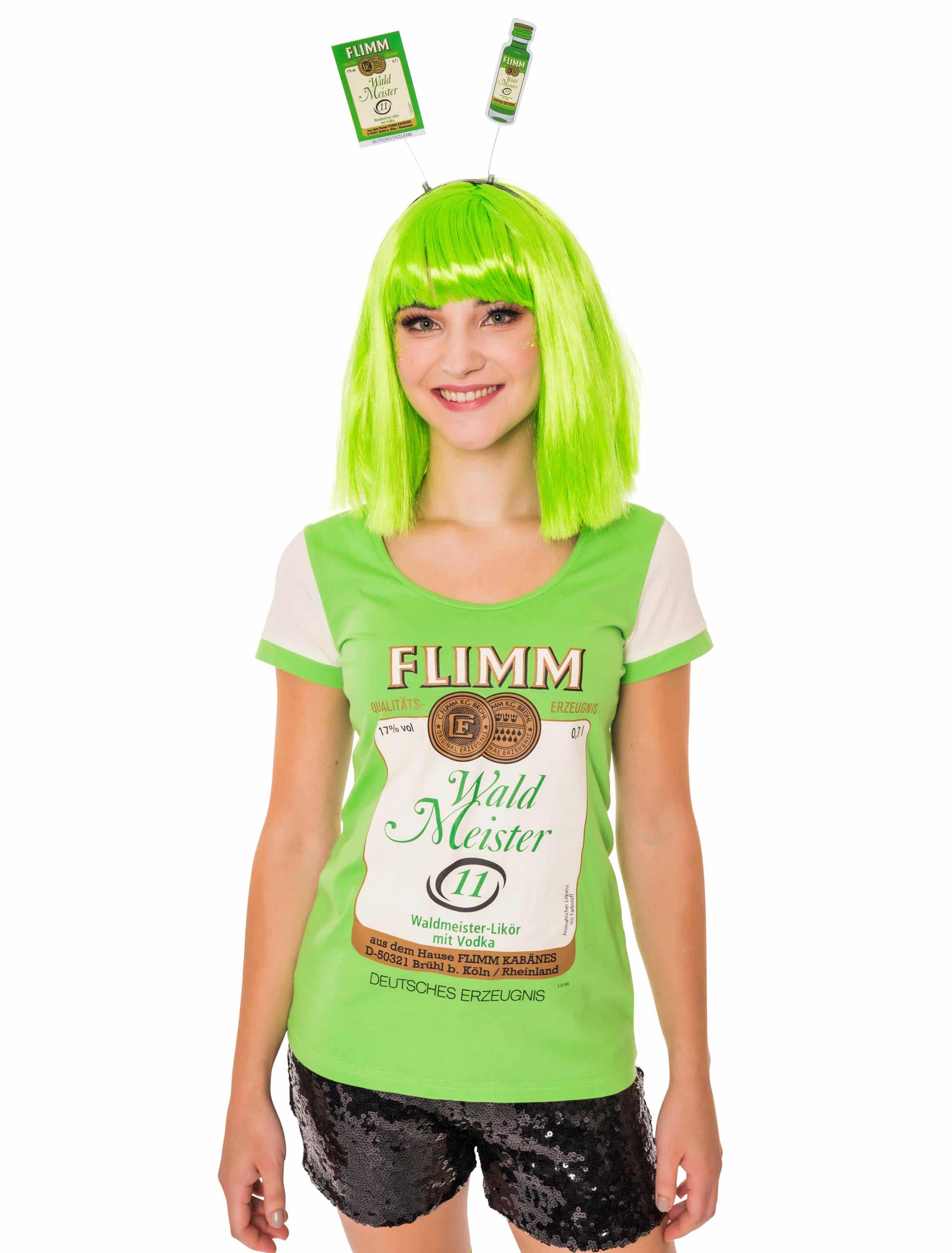 T-Shirt FLIMM Damen Damen grün 2XL