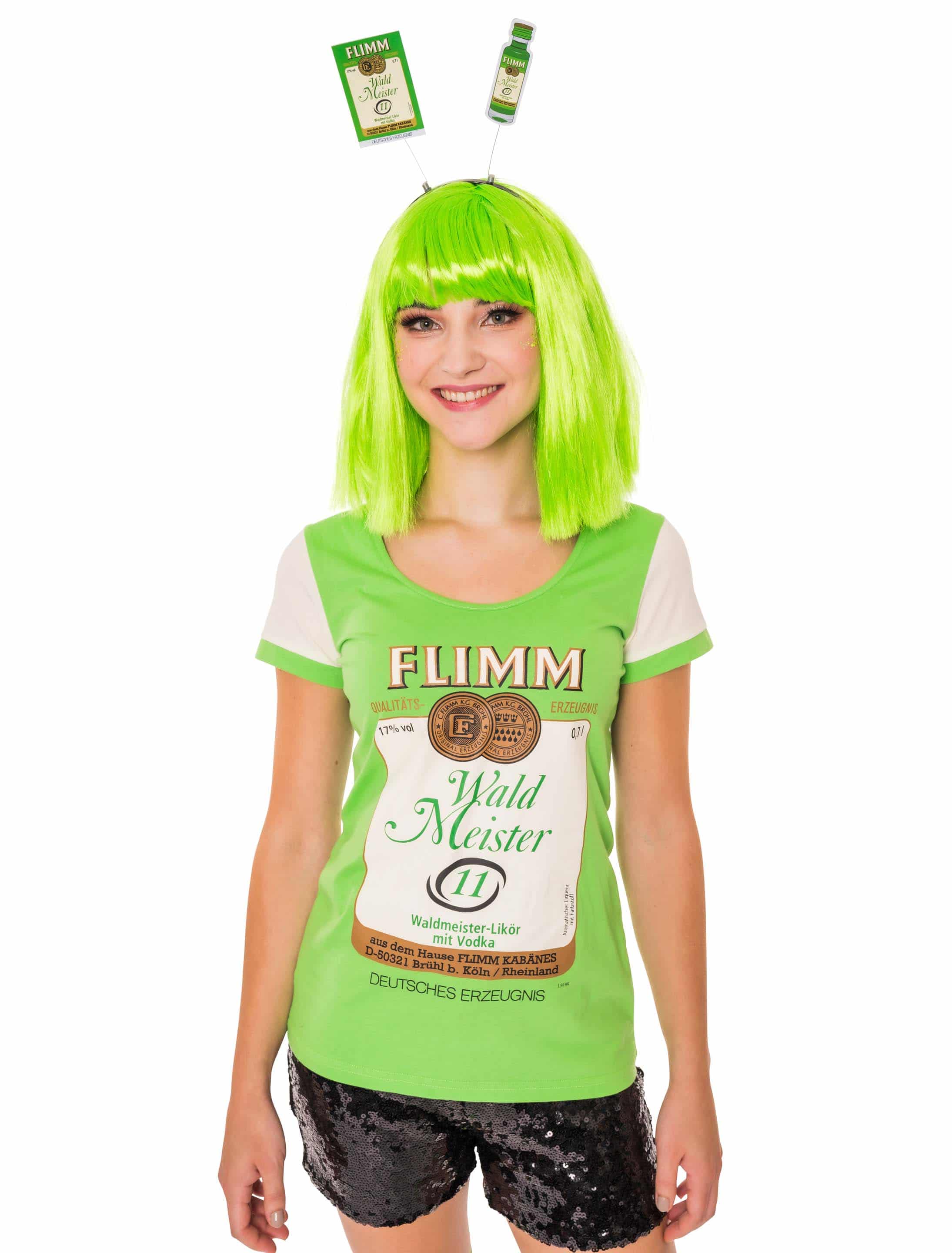 T-Shirt FLIMM Damen Damen grün 3XL