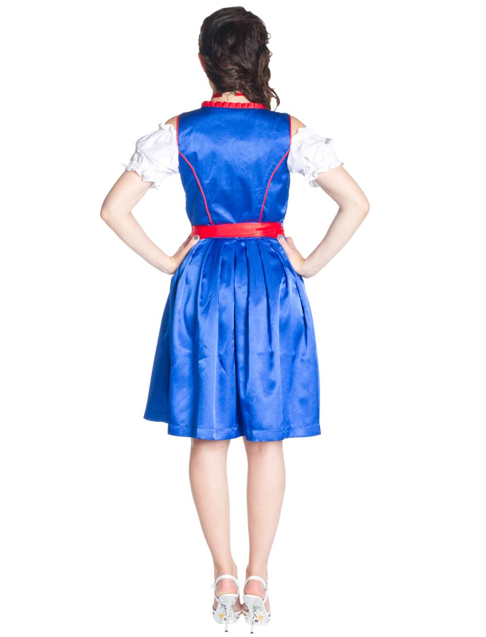 Dirndl Lola Damen blau/rot 44