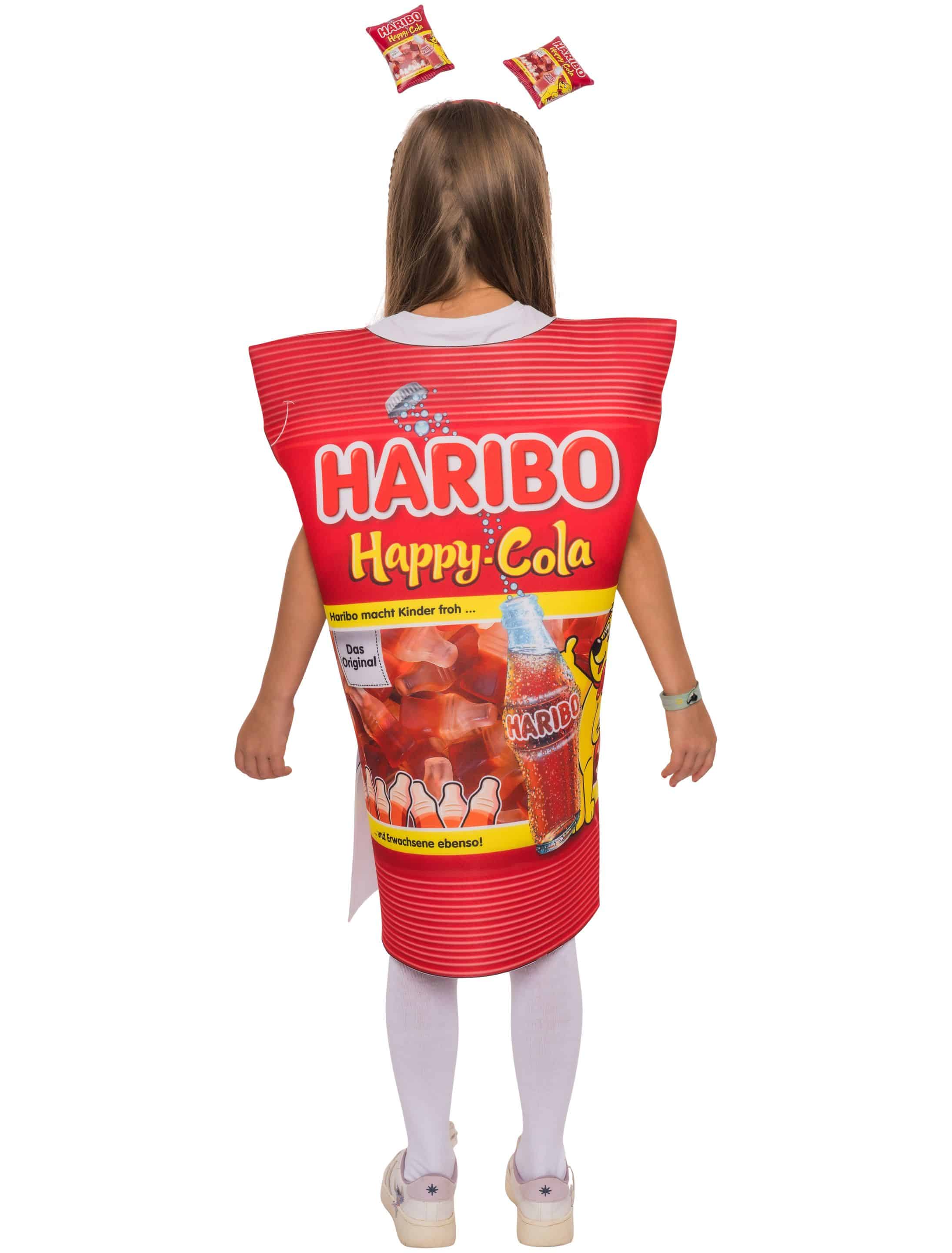 Kostüm HARIBO Happy-Cola Kinder bunt one size