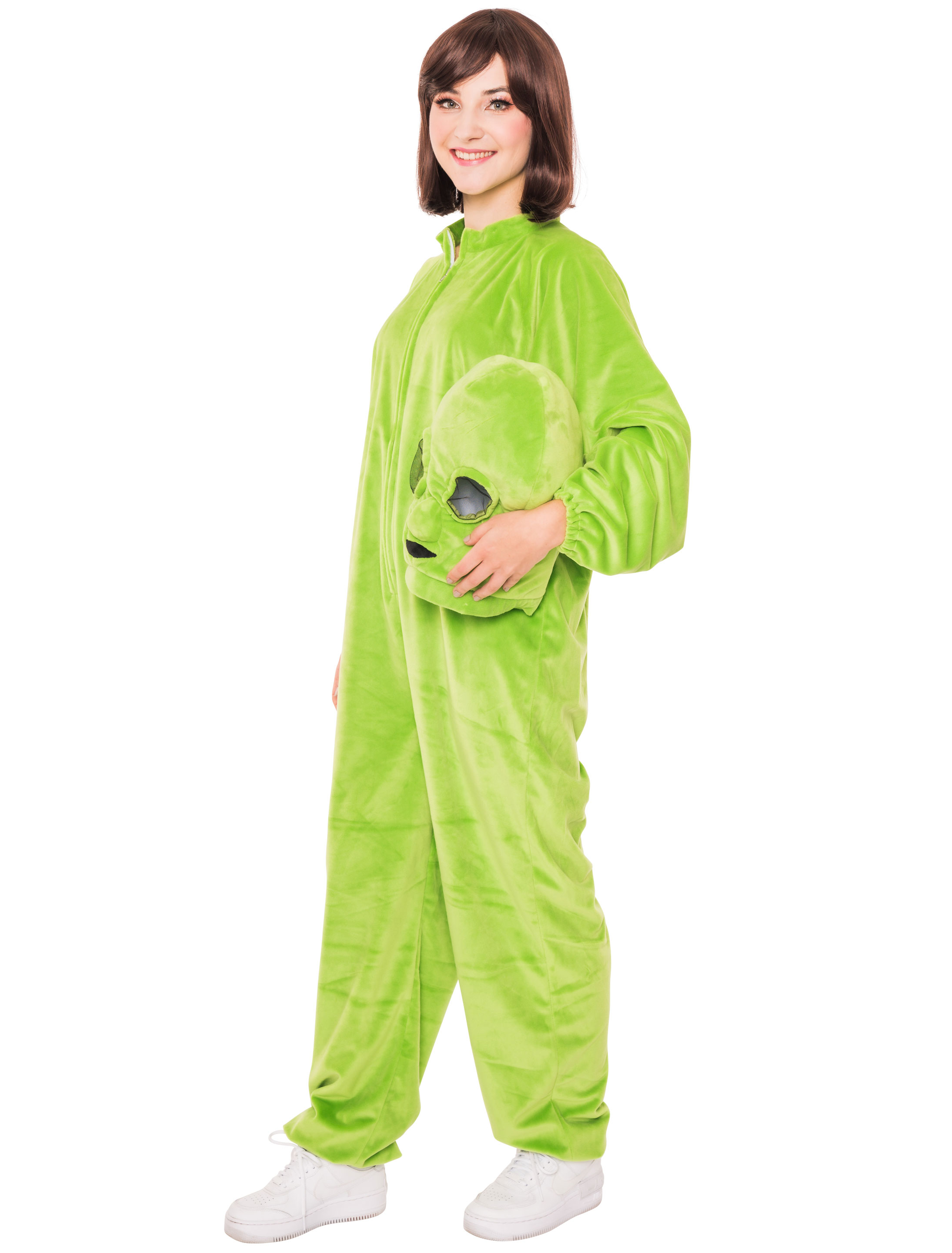 Overall Plüsch Alien Damen grün 34-36 Overall Plüsch Alien Damen grün 34-36