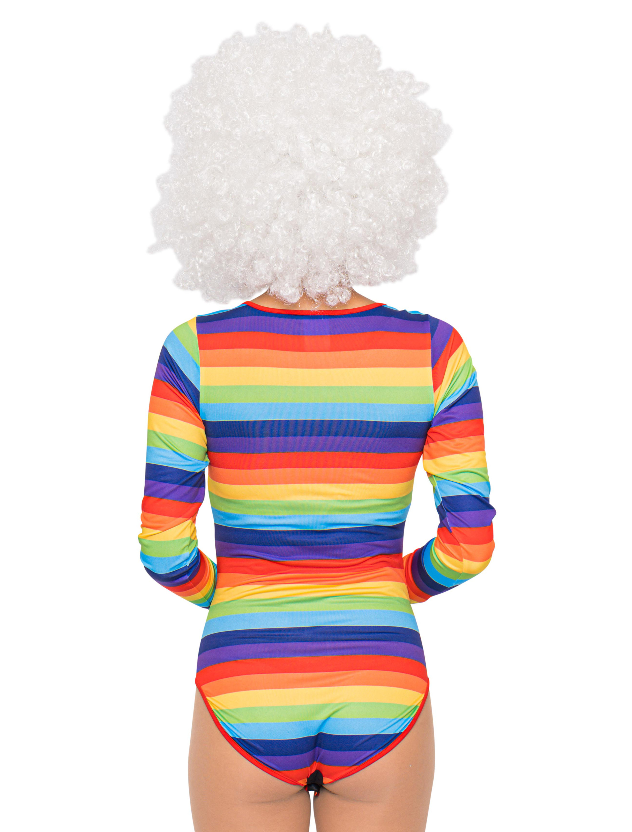 Body langarm Damen rainbow S/M