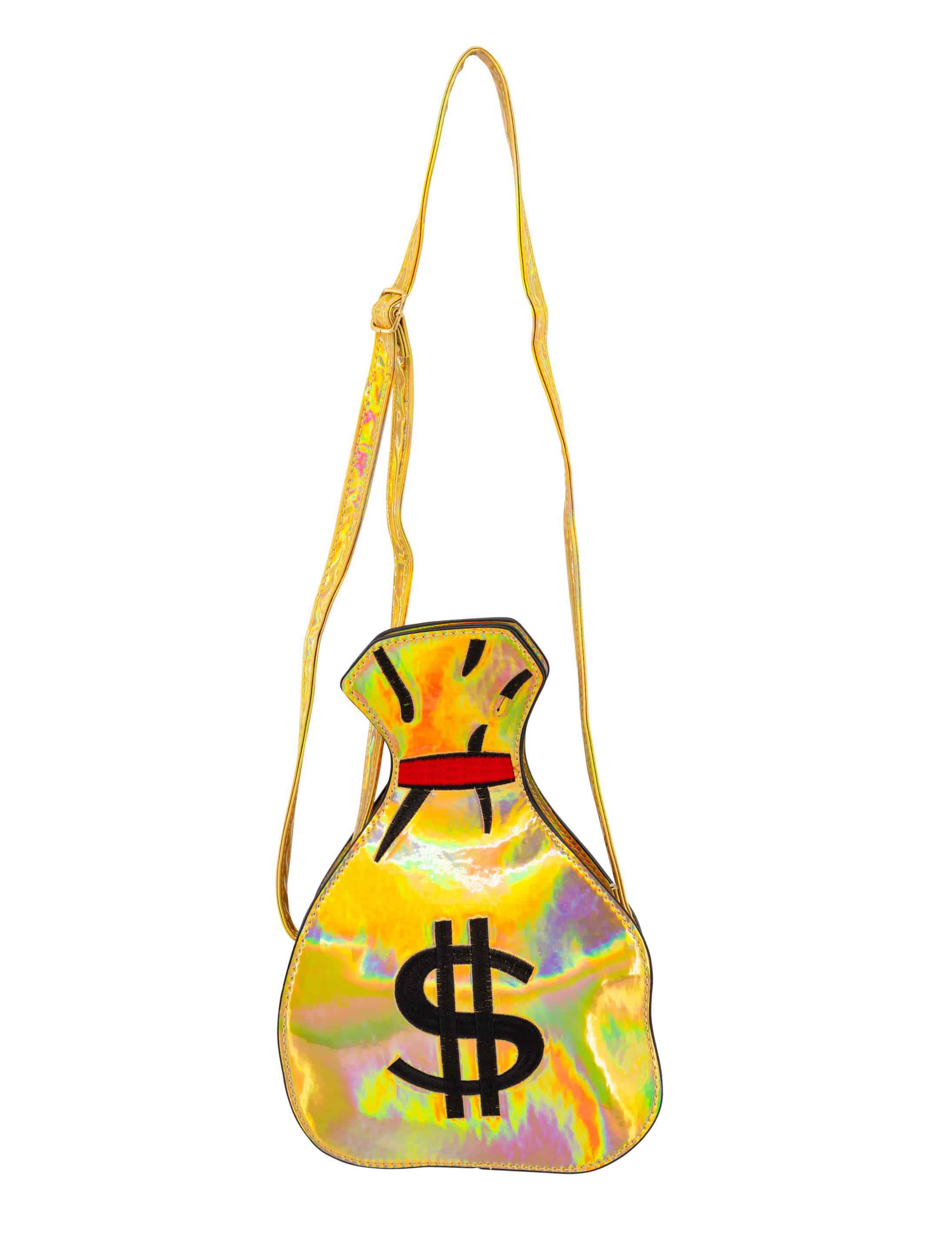 Tasche gold mit Dollar