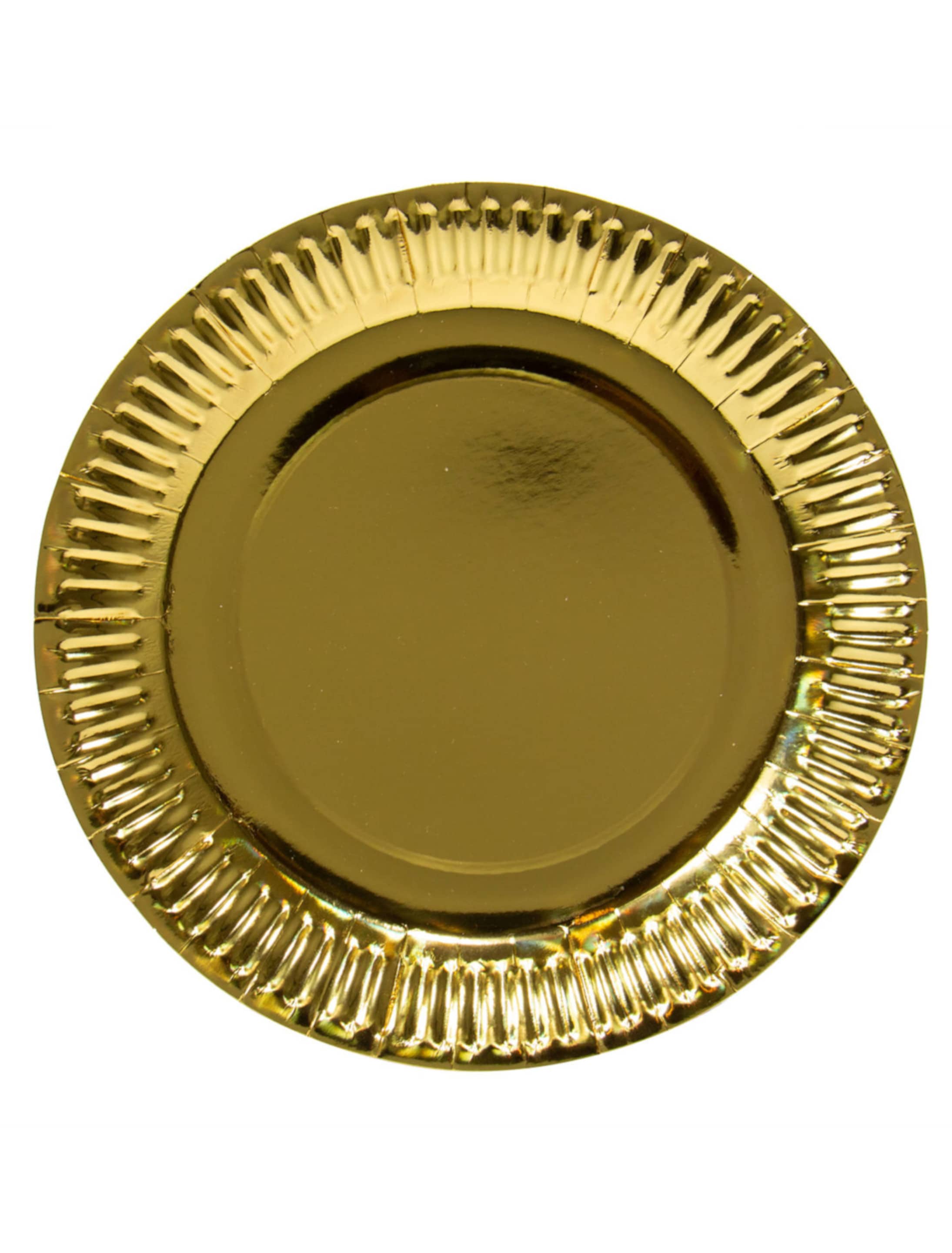 Teller Metallic gold 8 Stk.
