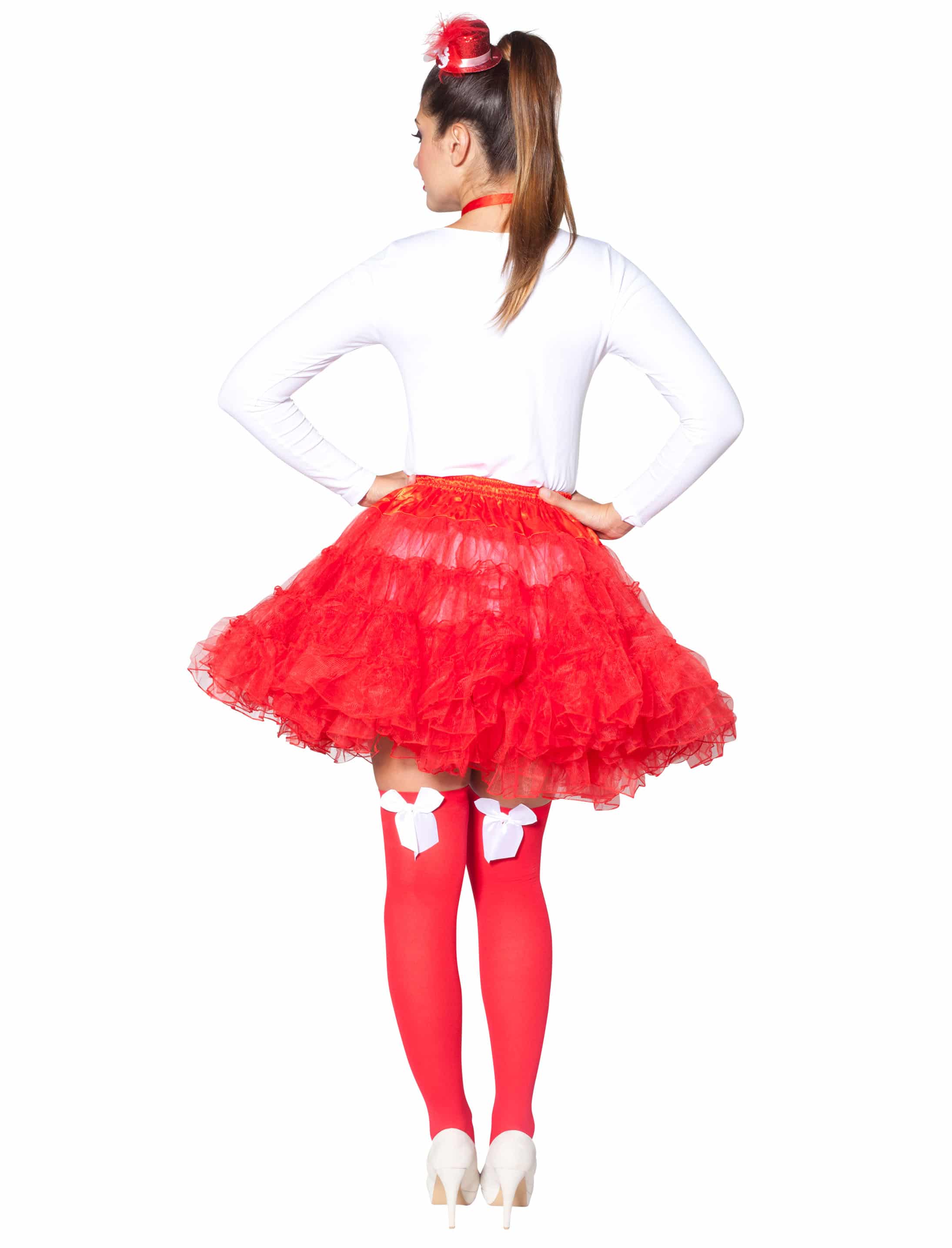 Petticoat de luxe Damen rot one size