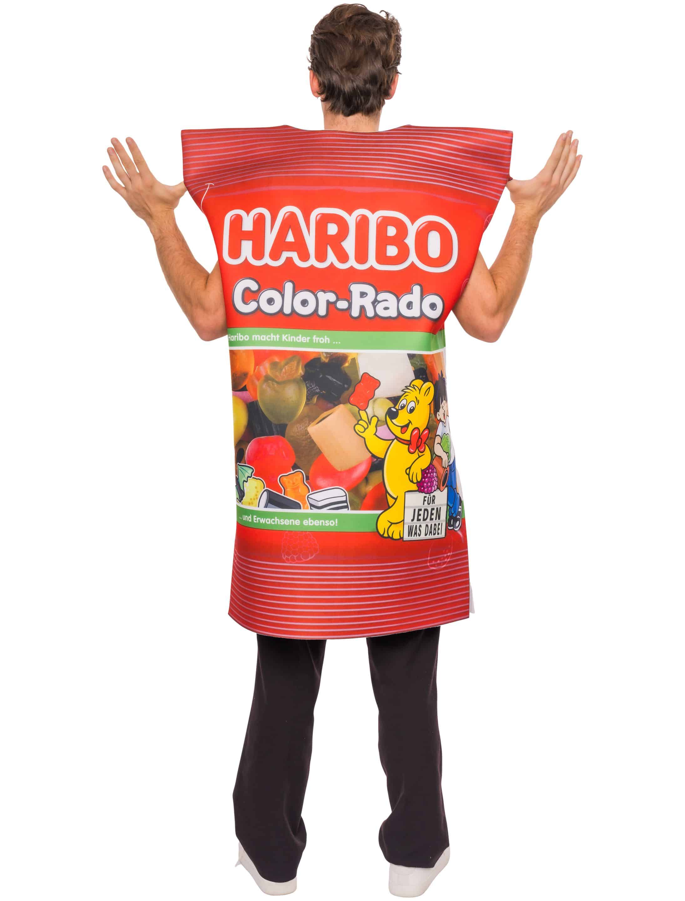 Kostüm HARIBO Color-Rado Erwachsene bunt one size