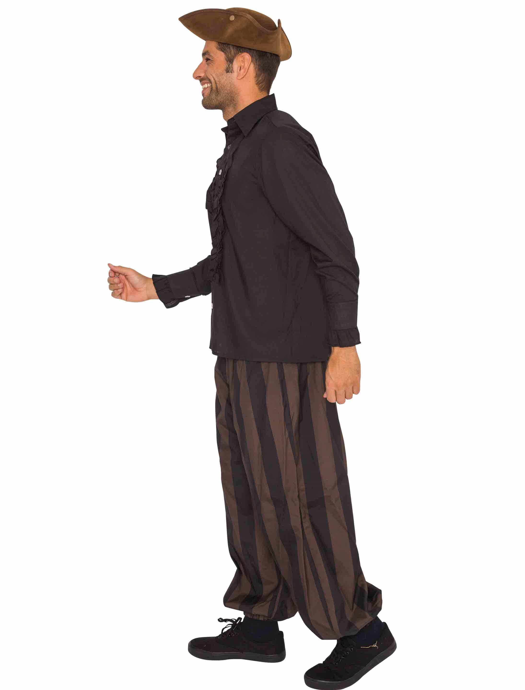 Rüschenhemd Herren schwarz 5XL Rüschenhemd Herren schwarz 5XL