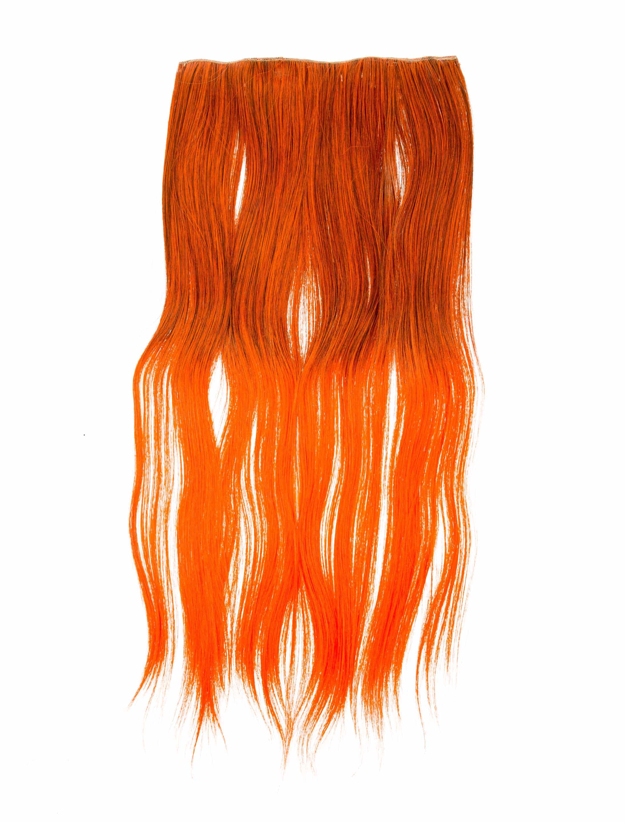 Haarverlängerung orange
