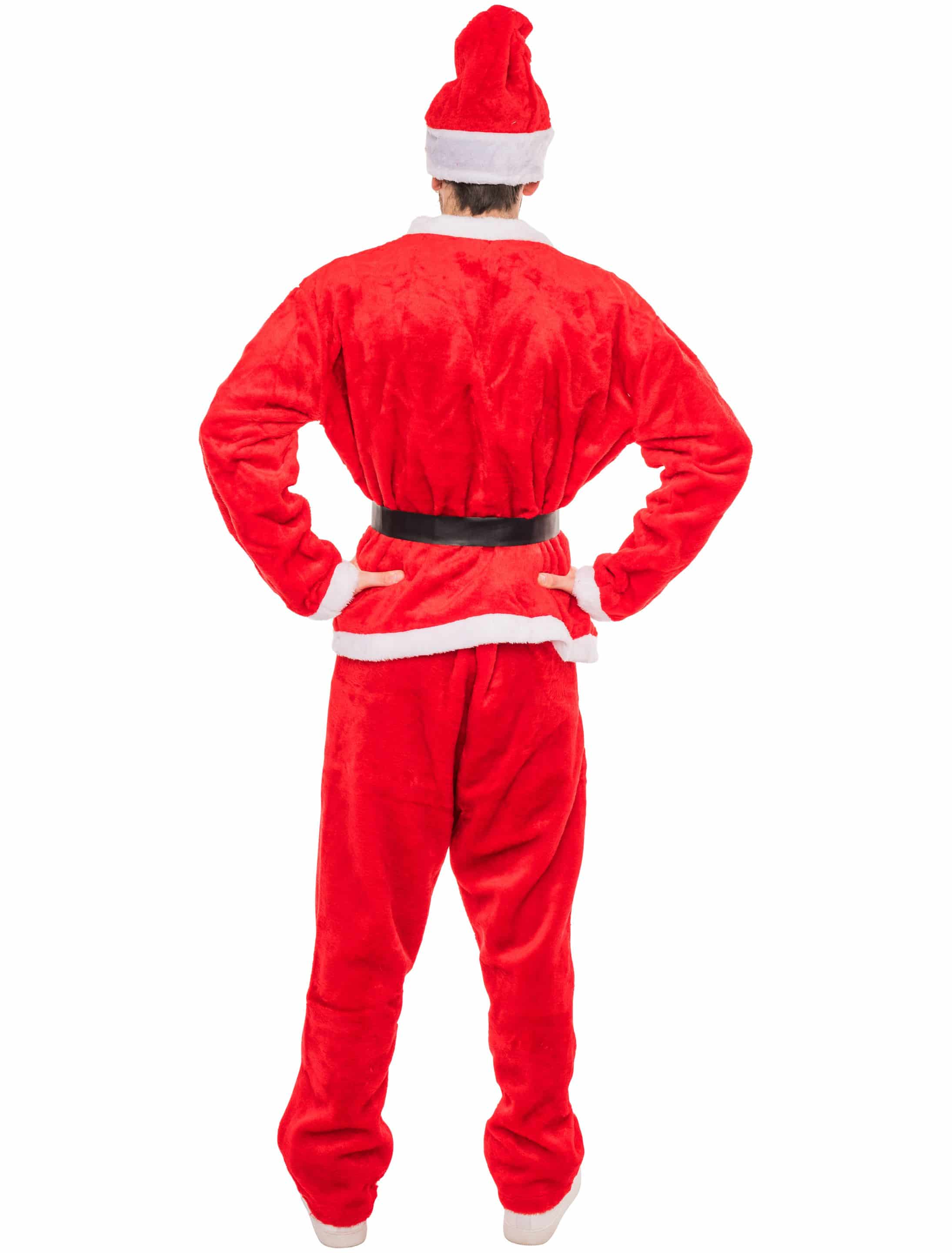 Set Santa Claus 5 tlg. Herren rot one size