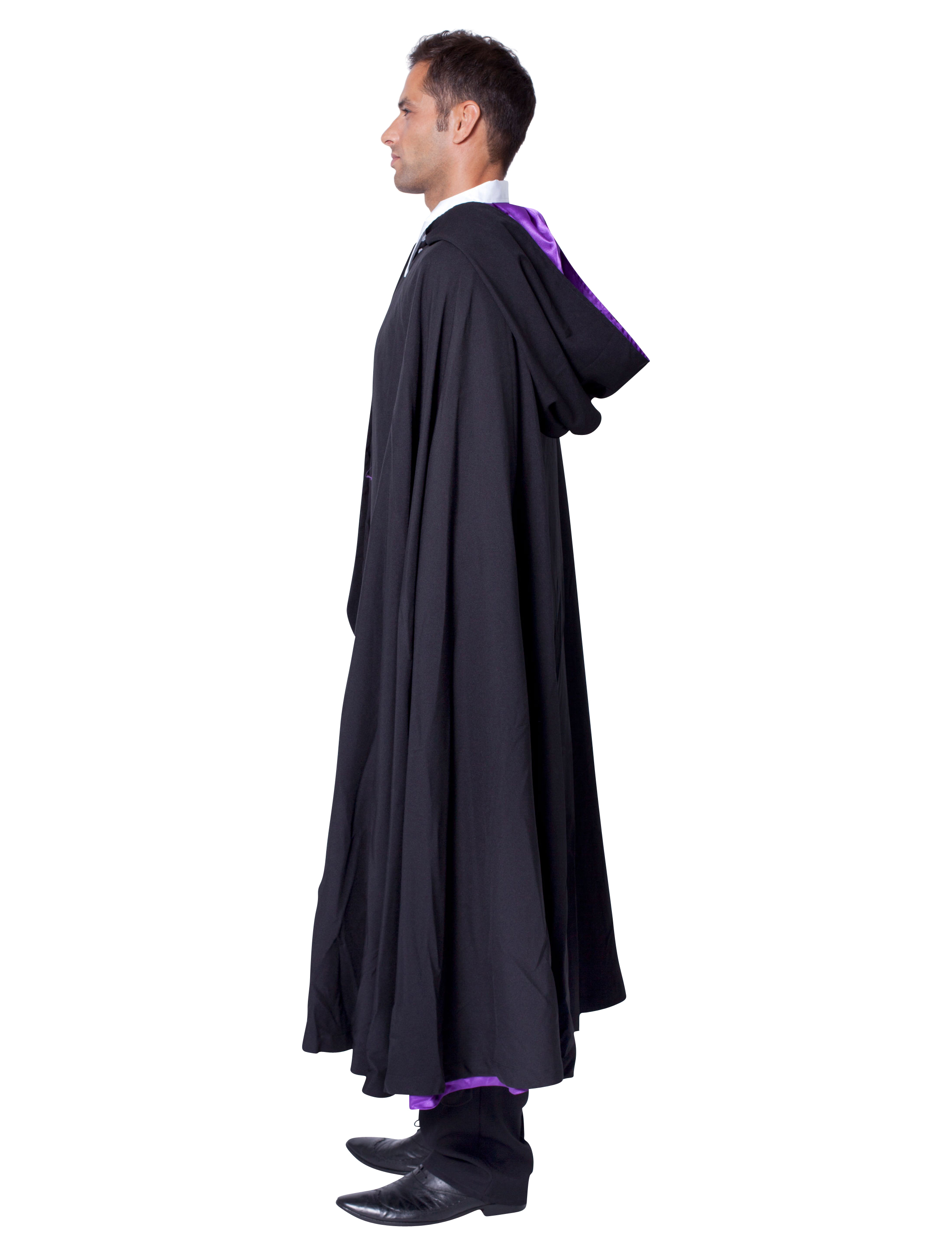Cape Halloween schwarz/lila one size Cape Halloween schwarz/lila one size
