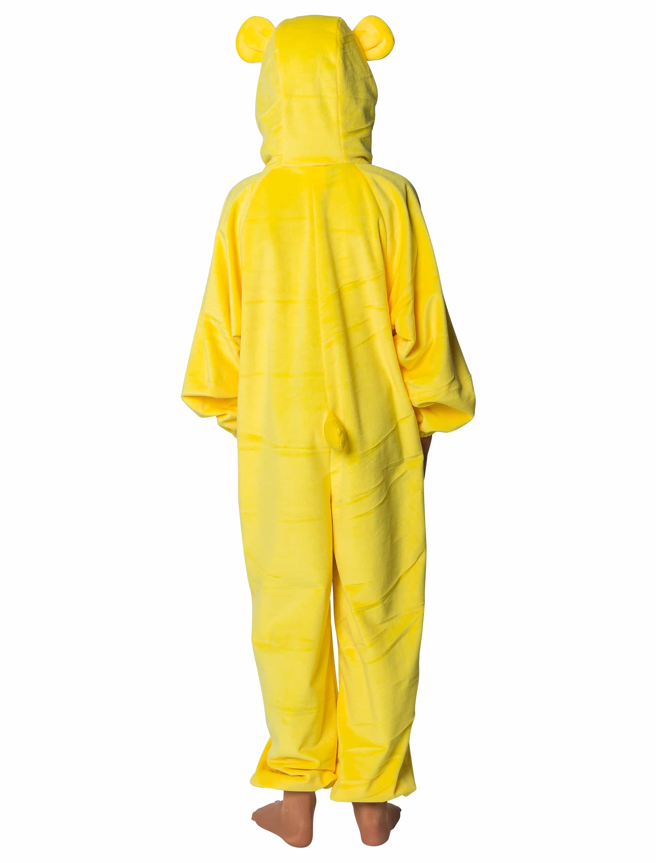 Overall Plüsch Bärchen Kinder gelb 98-104