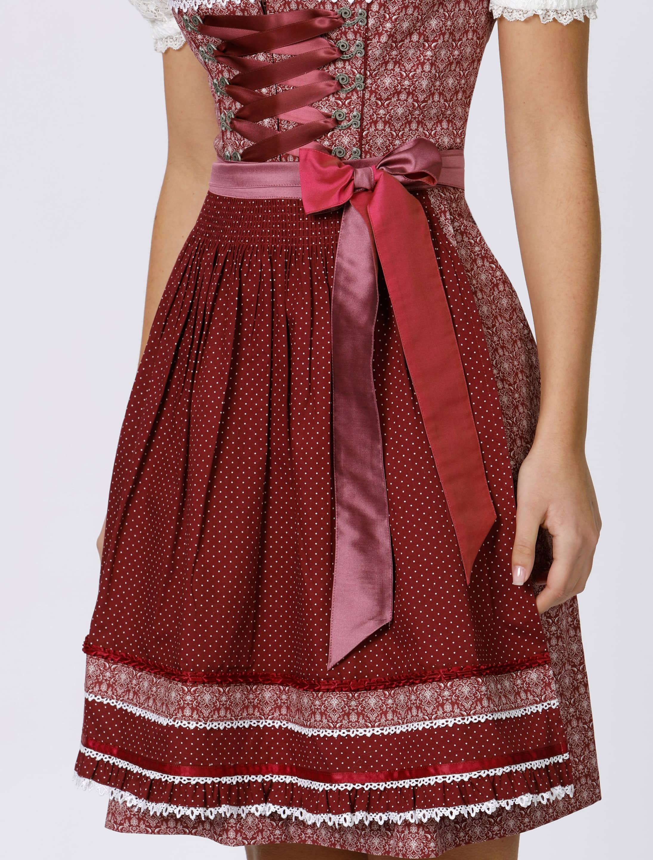 Dirndl Kim Damen bordeaux 44