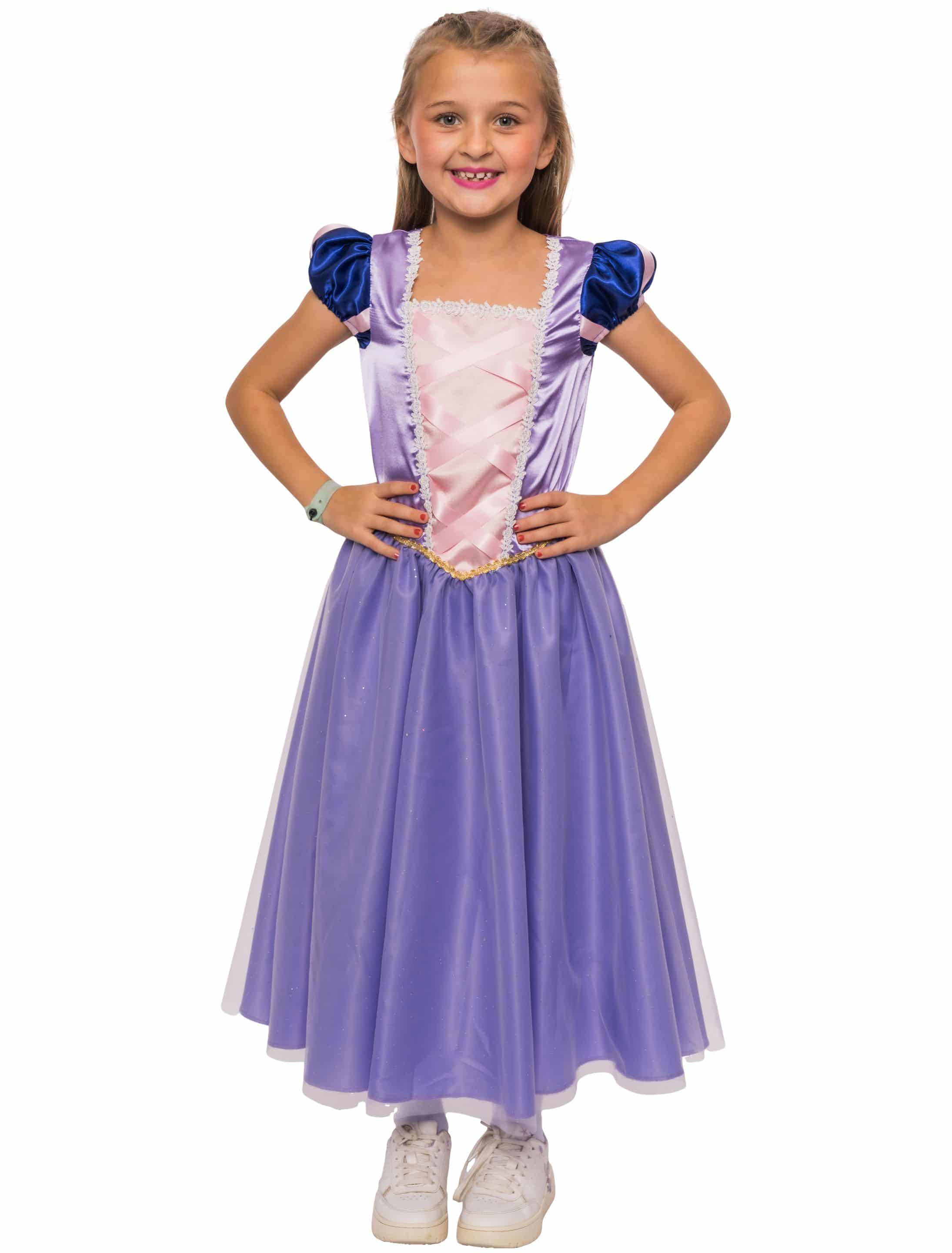 Kleid Prinzessin Mädchen lila 128