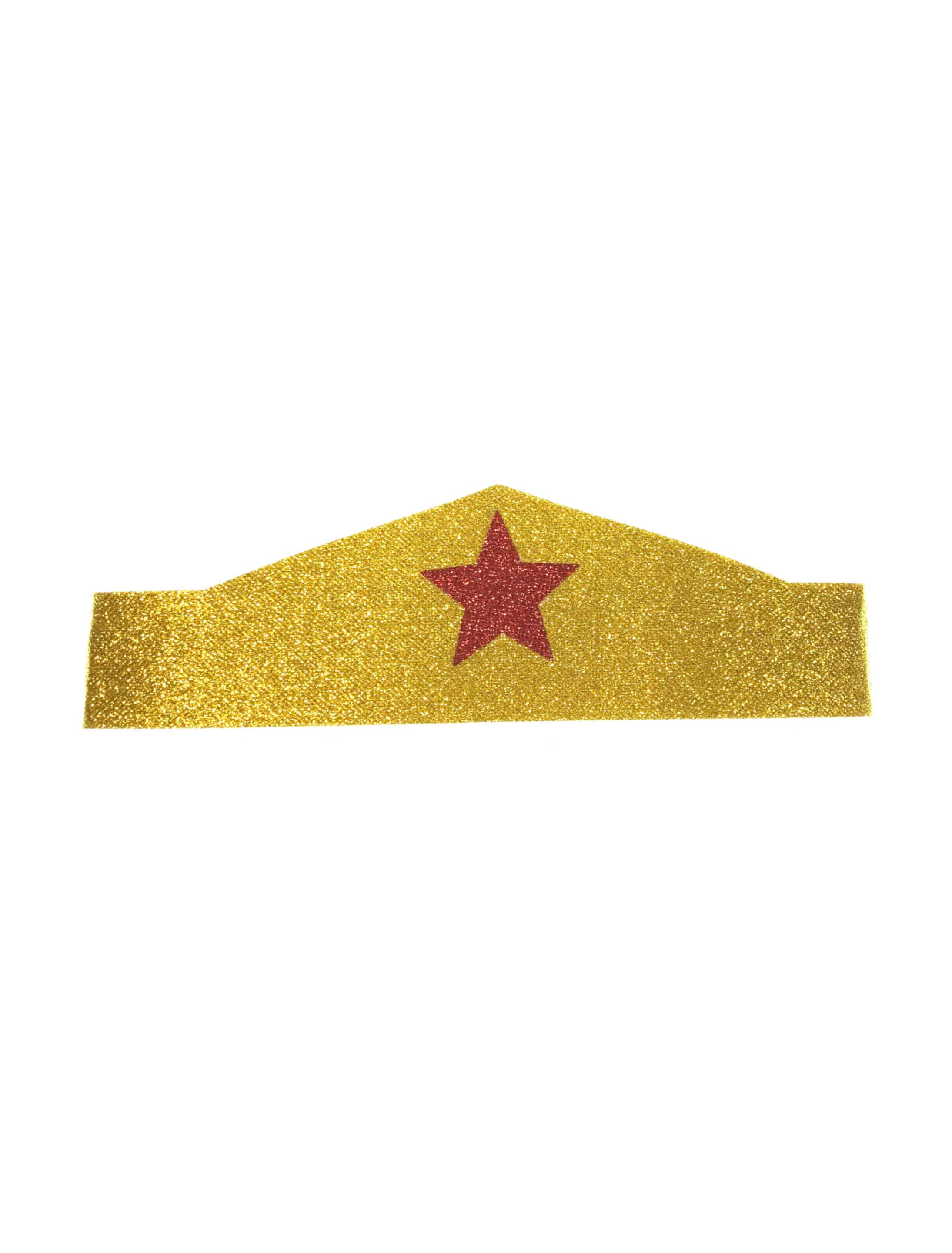 Stirnband gold mit Stern