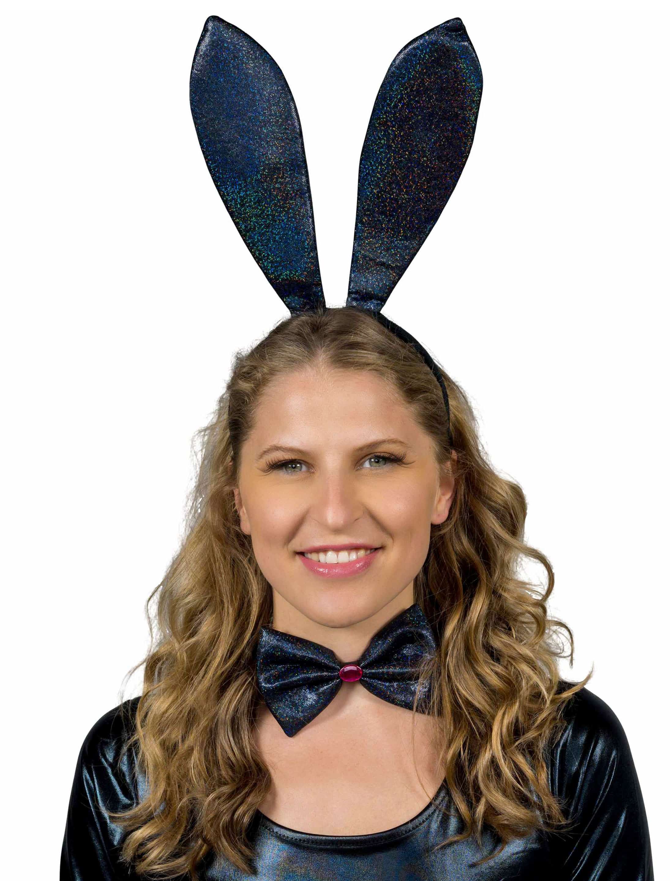 Bunny-Set 2-tlg. schwarz Bunny-Set 2-tlg. schwarz