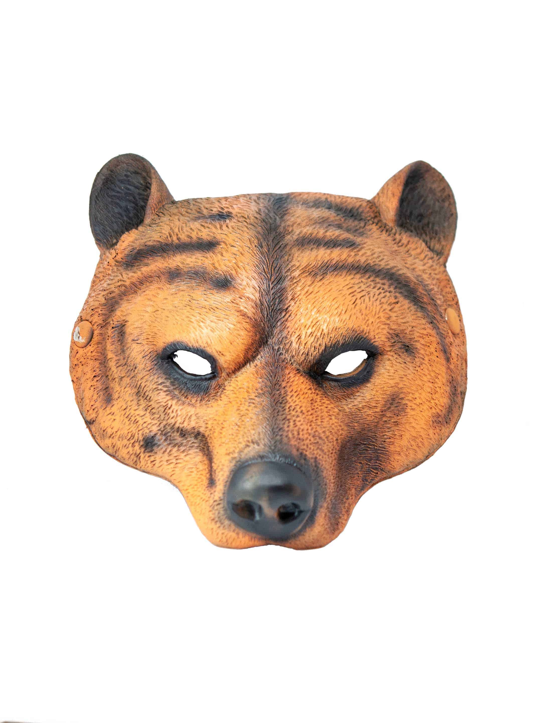 Maske Braunbär