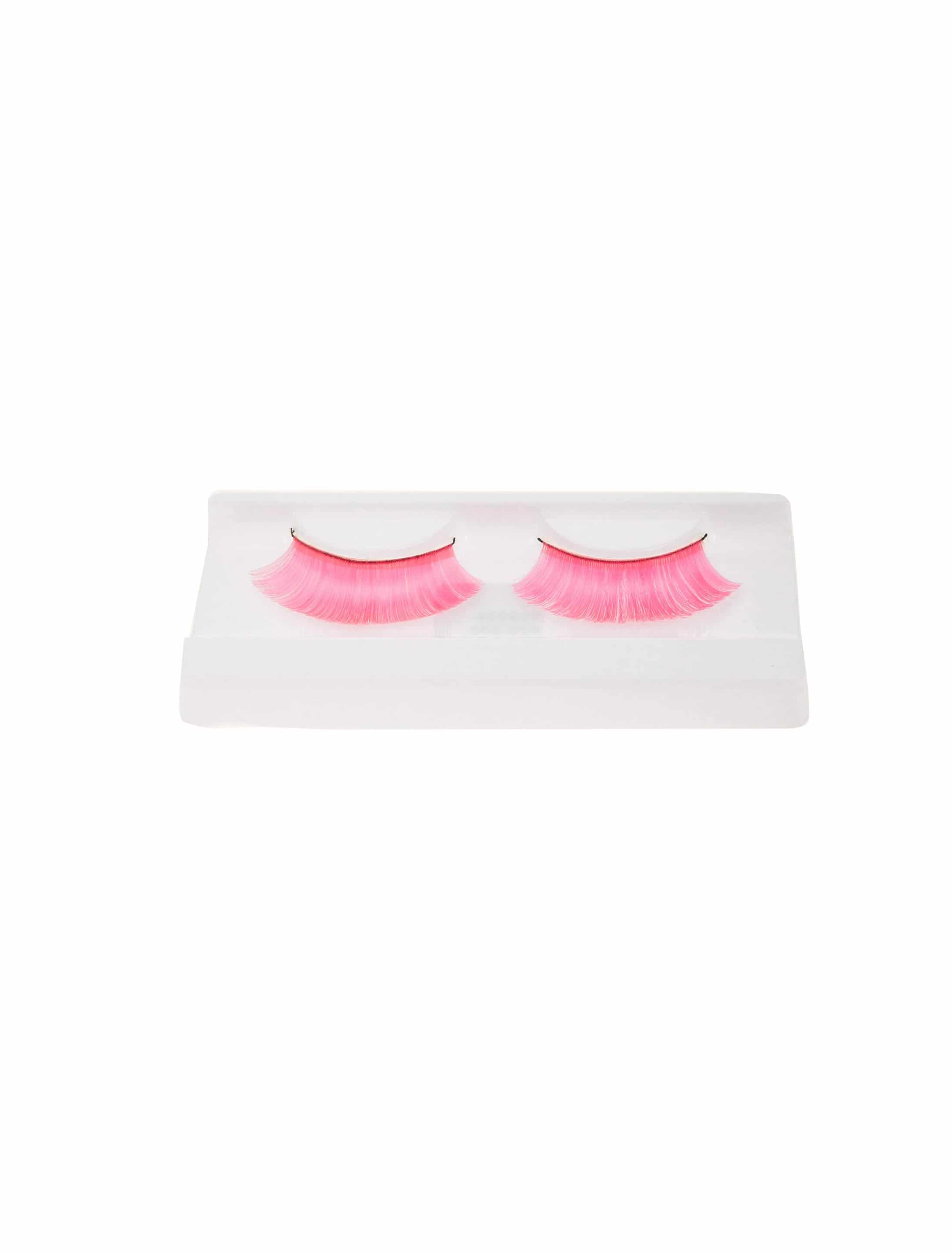 Wimpern neonpink