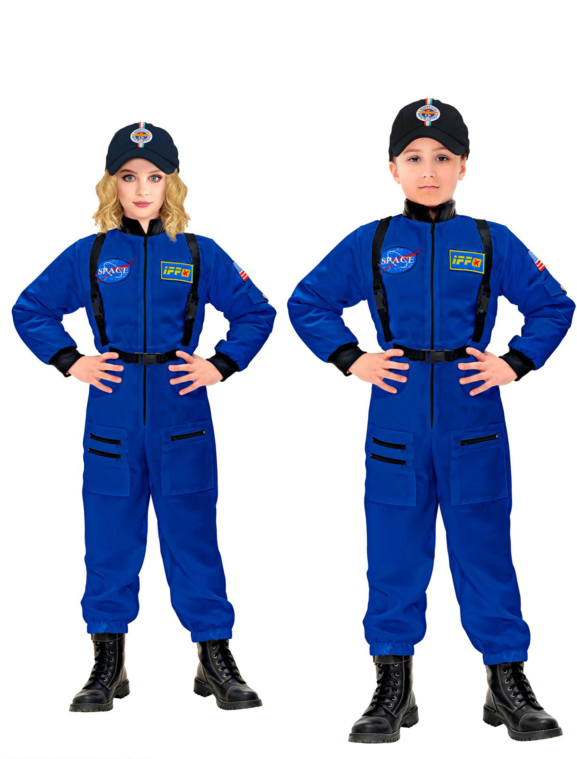 Astronaut Kinder blau 128