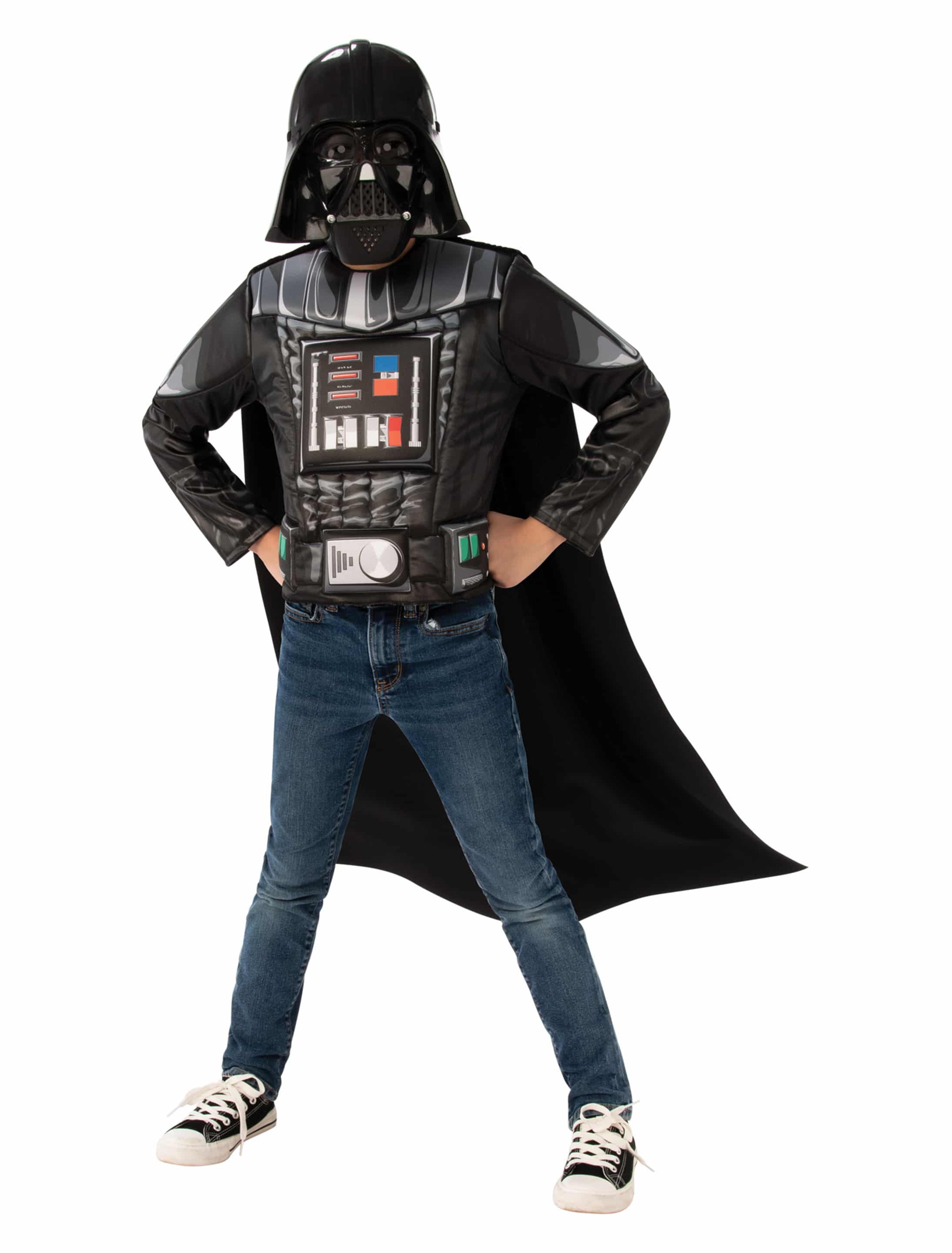 Darth Vader Set 4-tlg. schwarz 8-10 Jahre