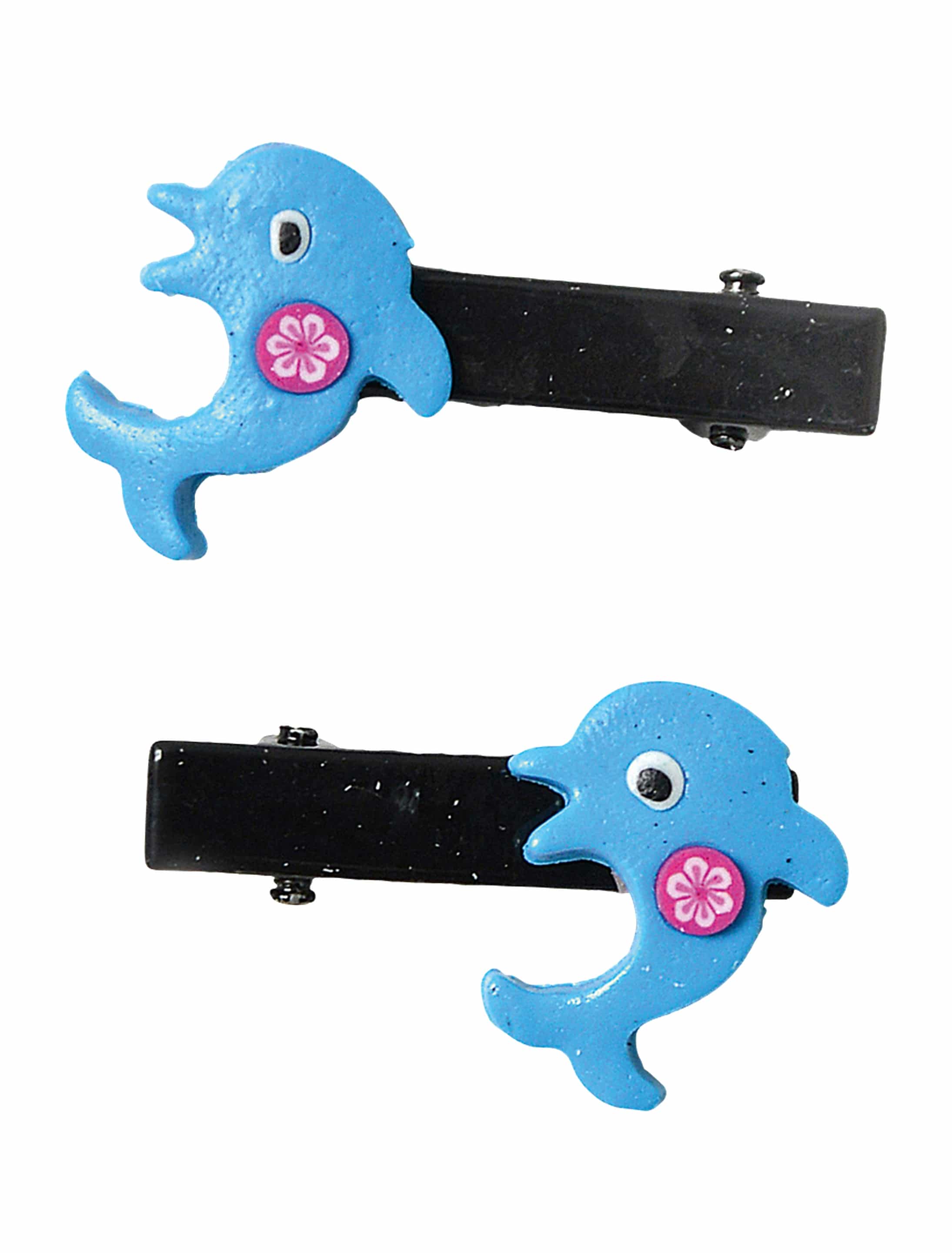 Haarspangen Delfin Kinder blau