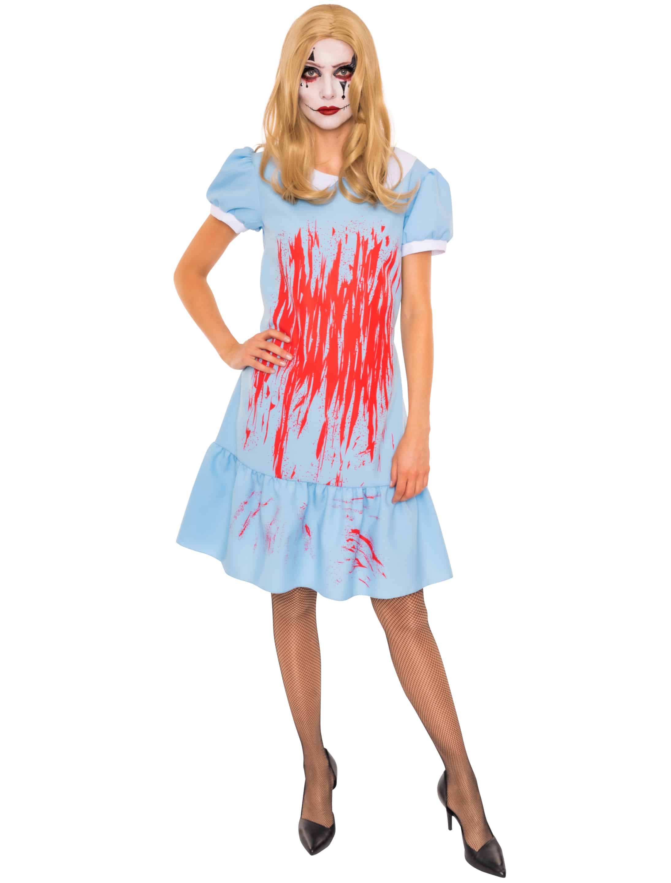 Kleid Alice Damen mit Blut hellblau M