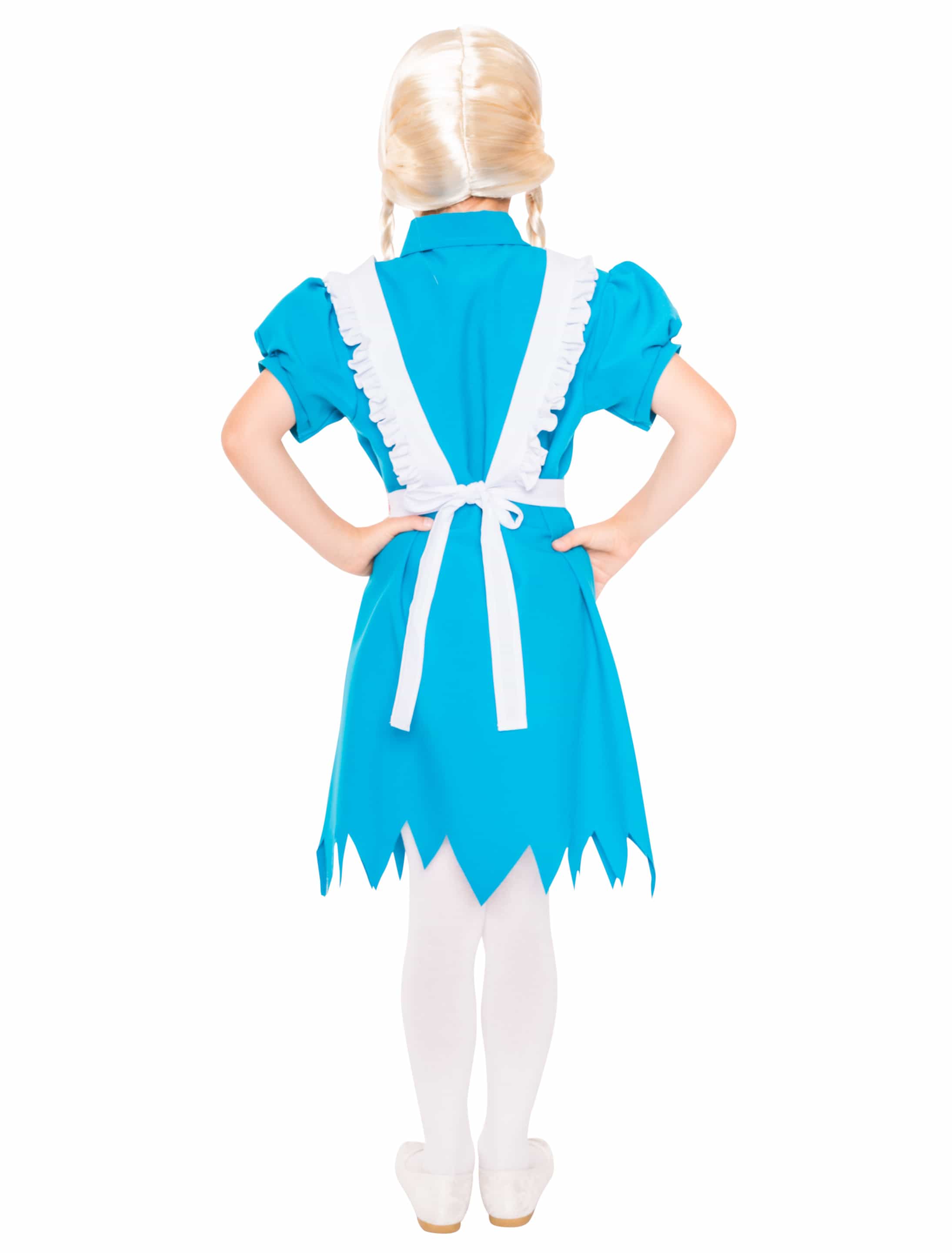 Kleid Alice Kinder mit Blut weiß/blau 164