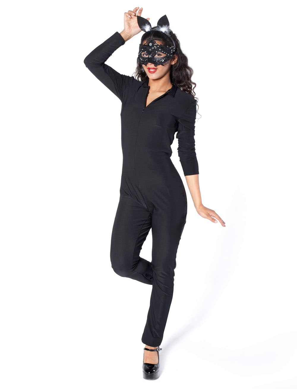 Jumpsuit schwarz L