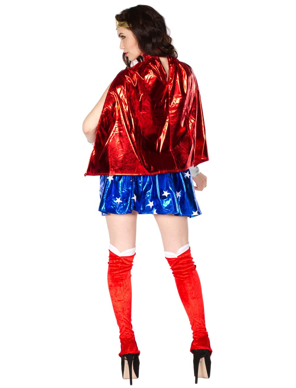 Wonder Girl 4-tlg. Damen rot/blau S