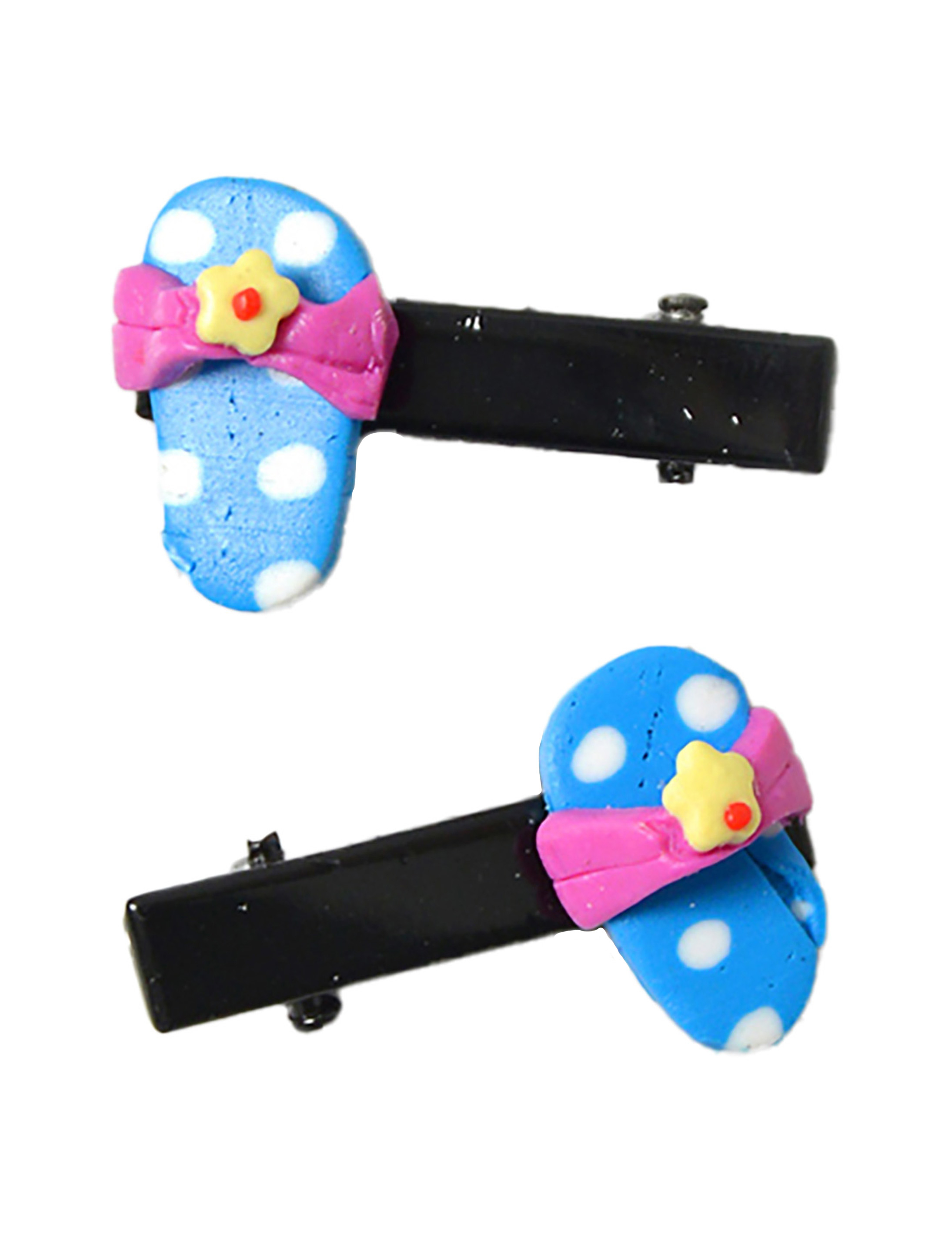 Haarspangen Flip Flop Kinder bunt