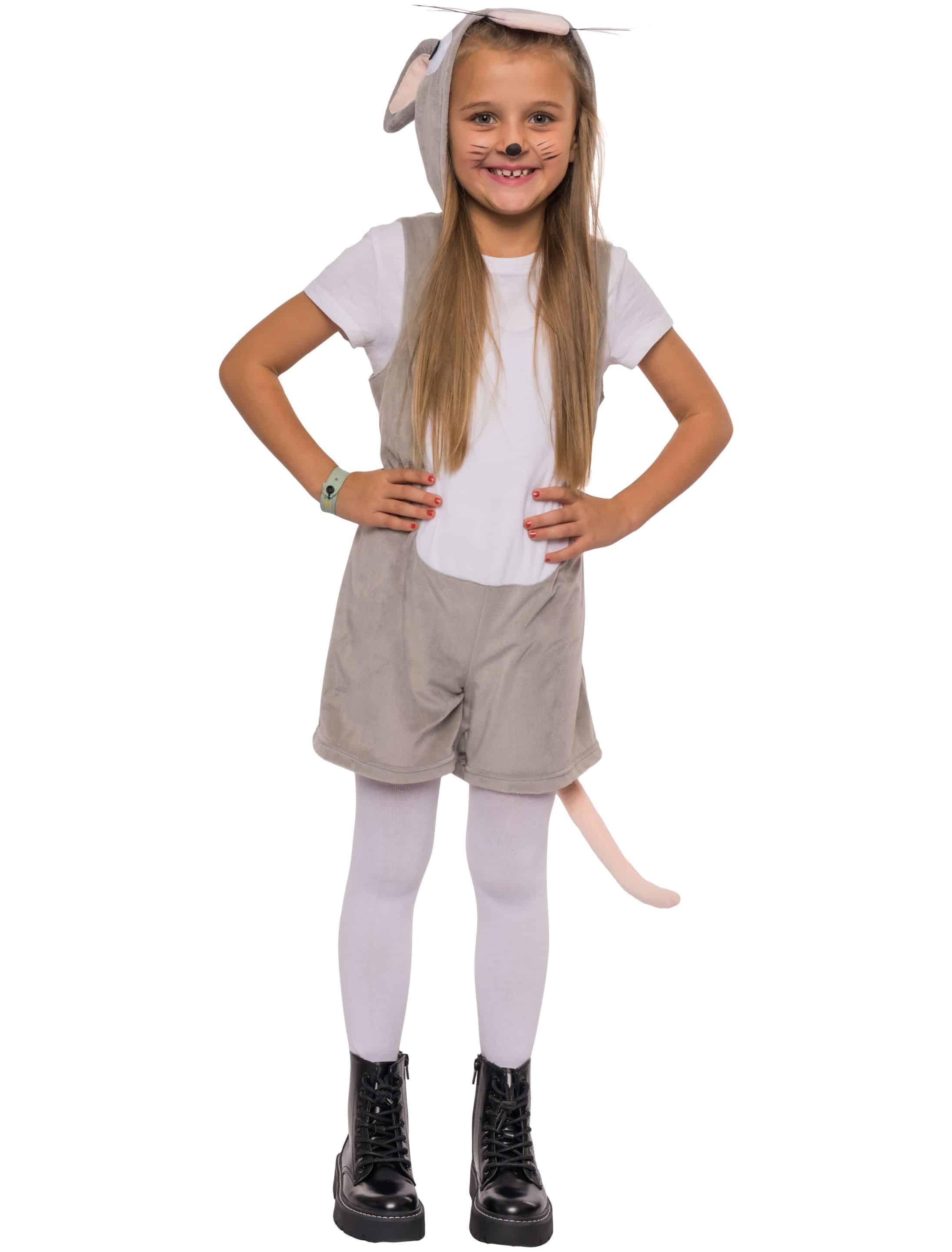 Einteiler Maus Kinder grau 134-140 Einteiler Maus Kinder grau 134-140