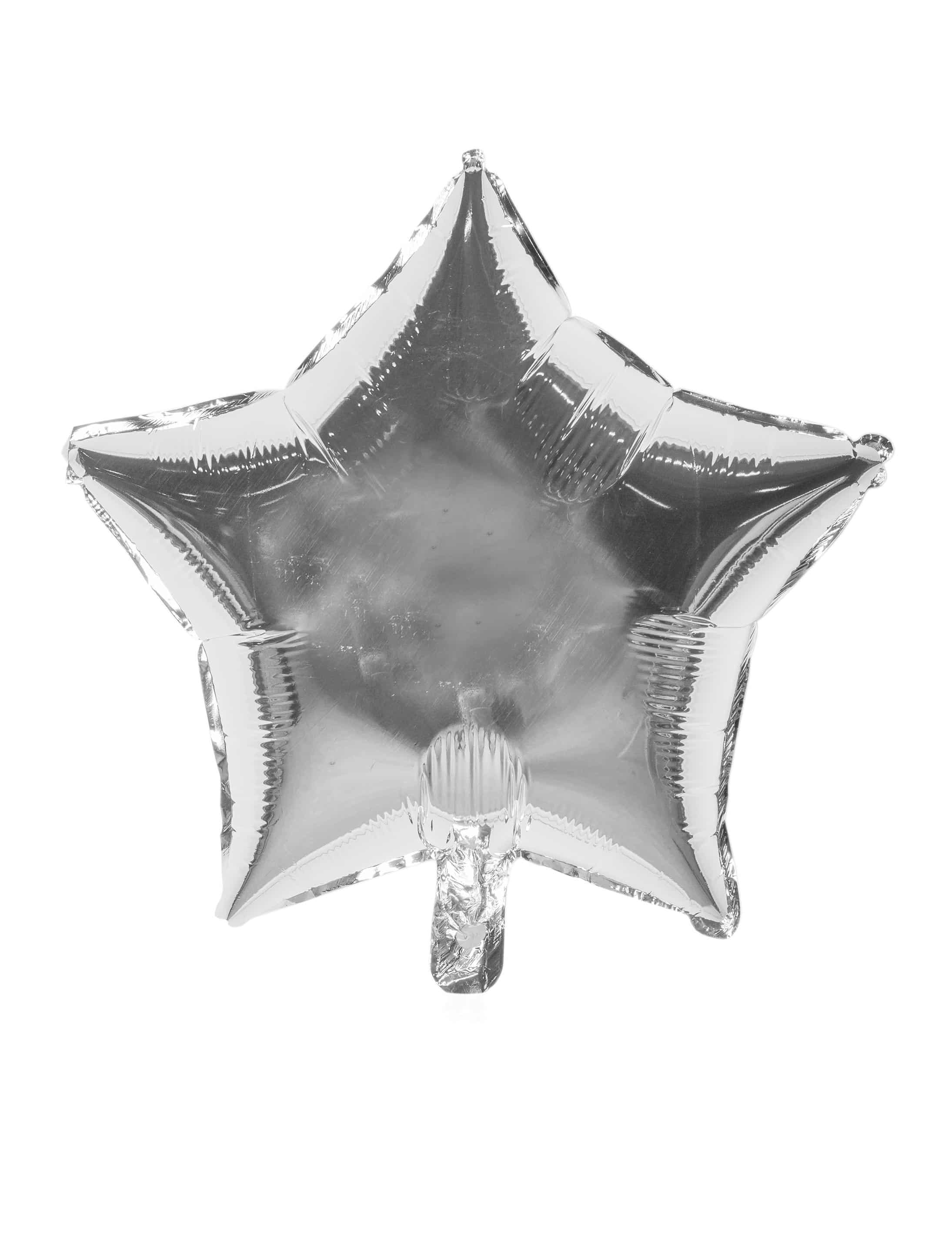 Folienballon Stern silber S