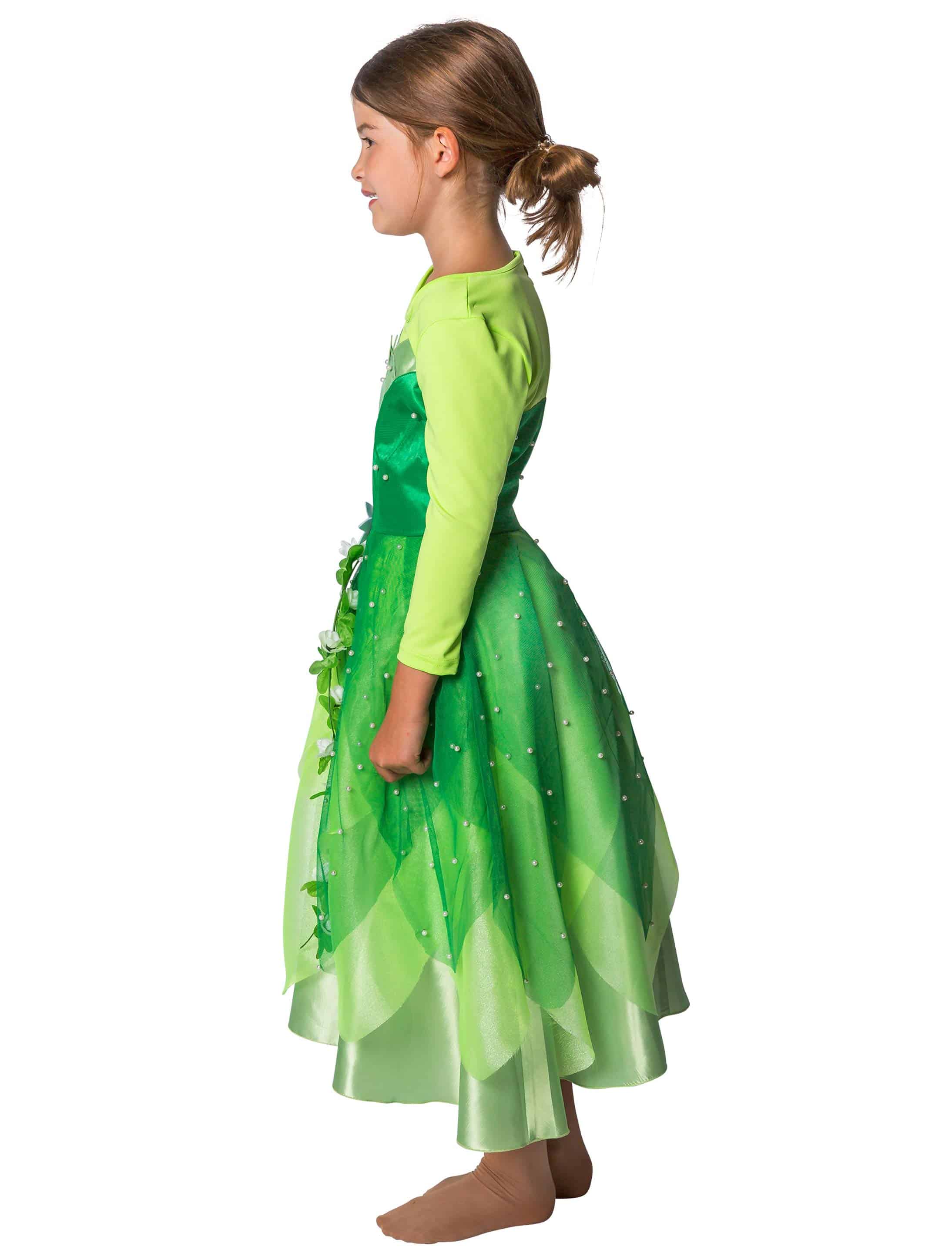 Kleid Froschkönigin Kinder grün 140