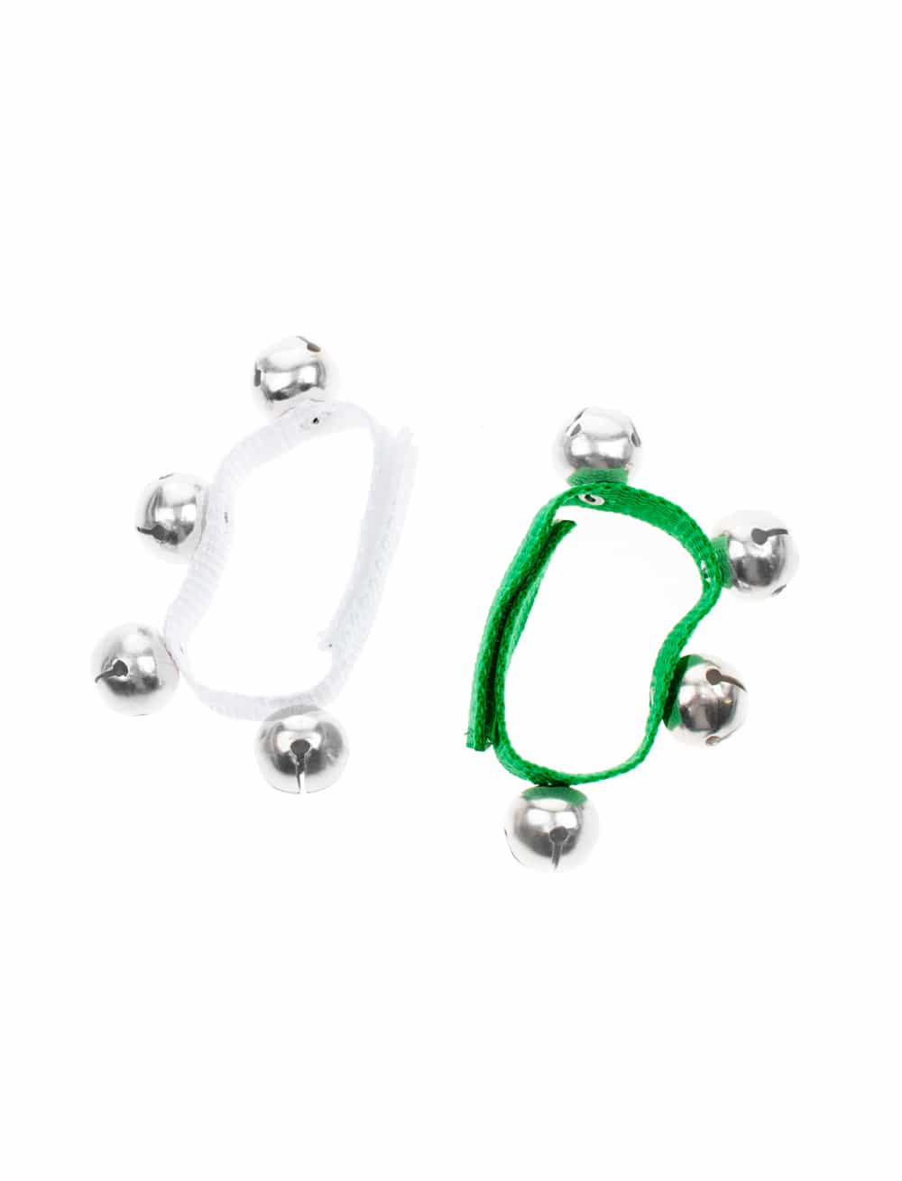 Schellenarmband grün/weiß