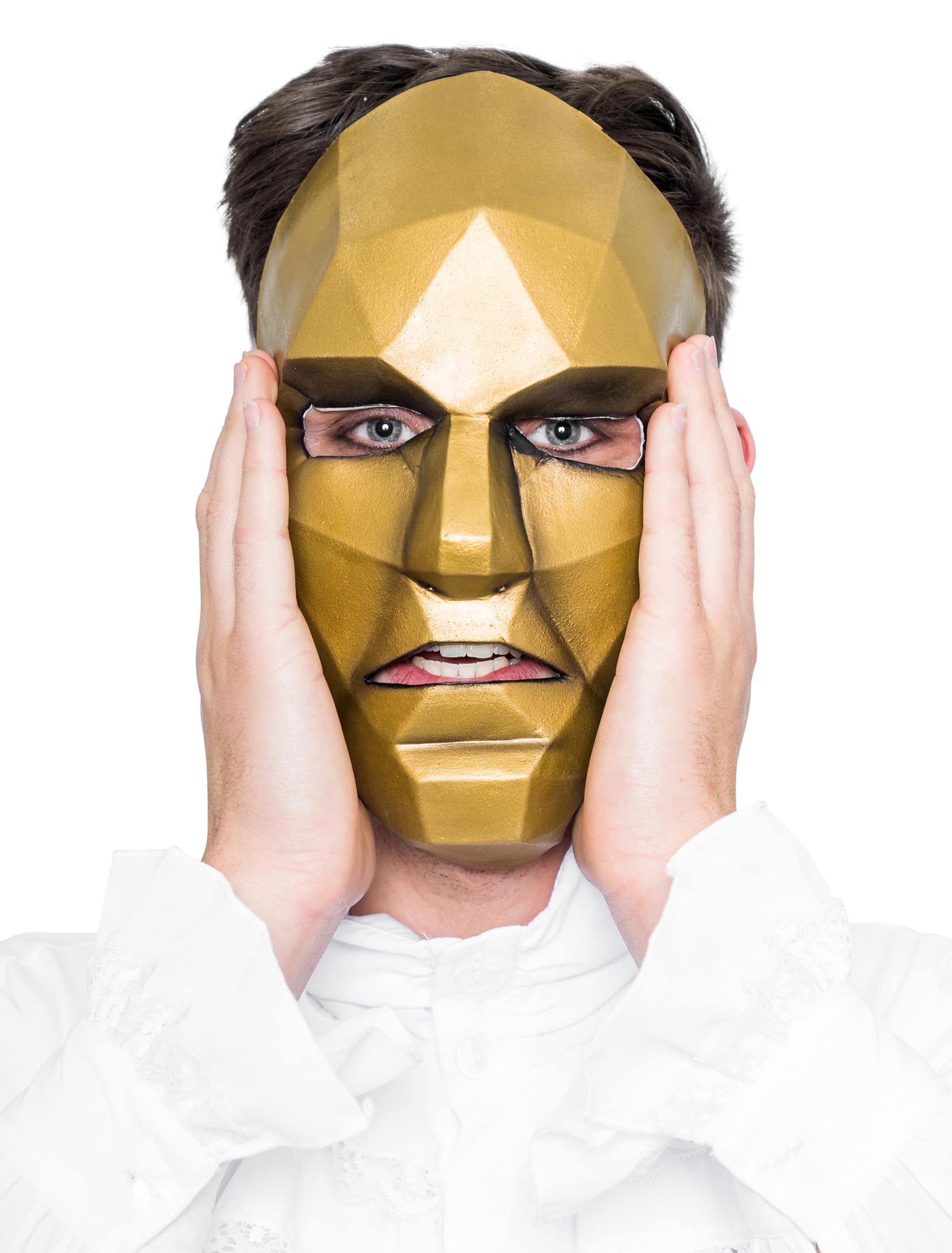 Latexmaske gold