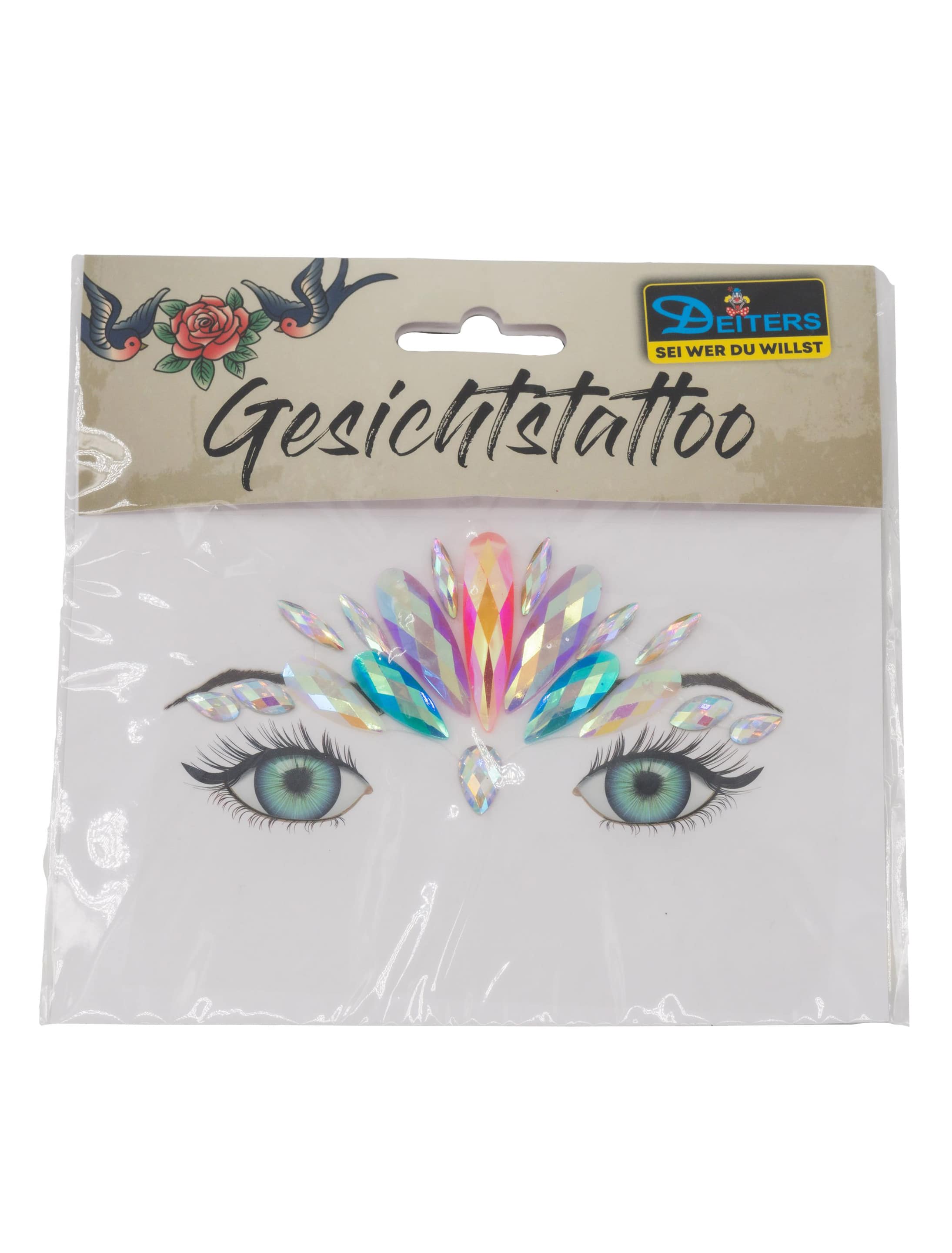 Gesichtsstrasssteine Fancy Bunt bunt