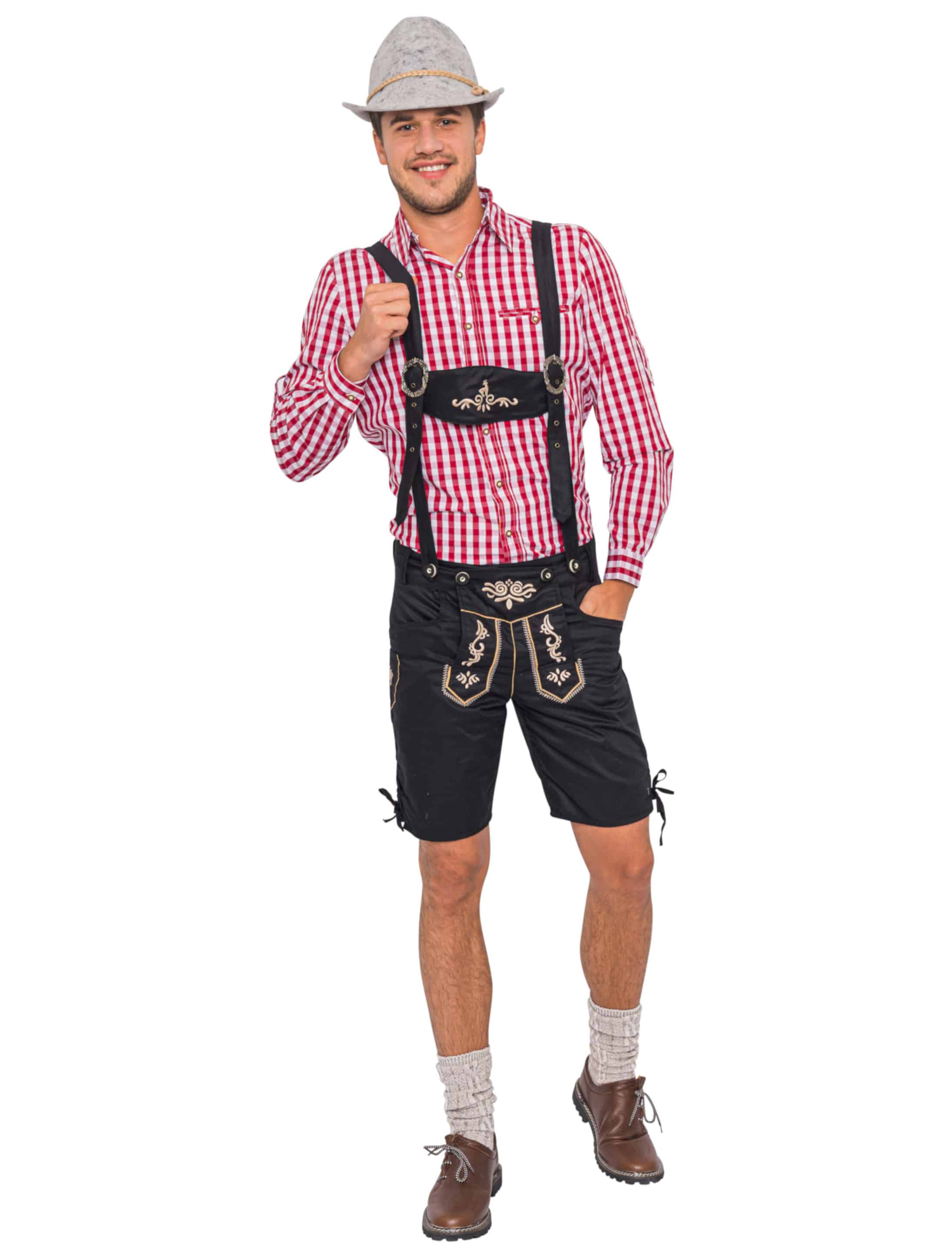 Trachtenjeans Herren schwarz M