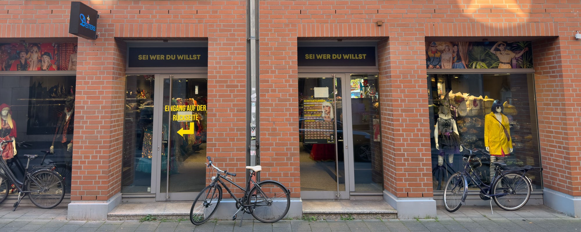 Deiters Kostümladen in Münster Außenansicht 2