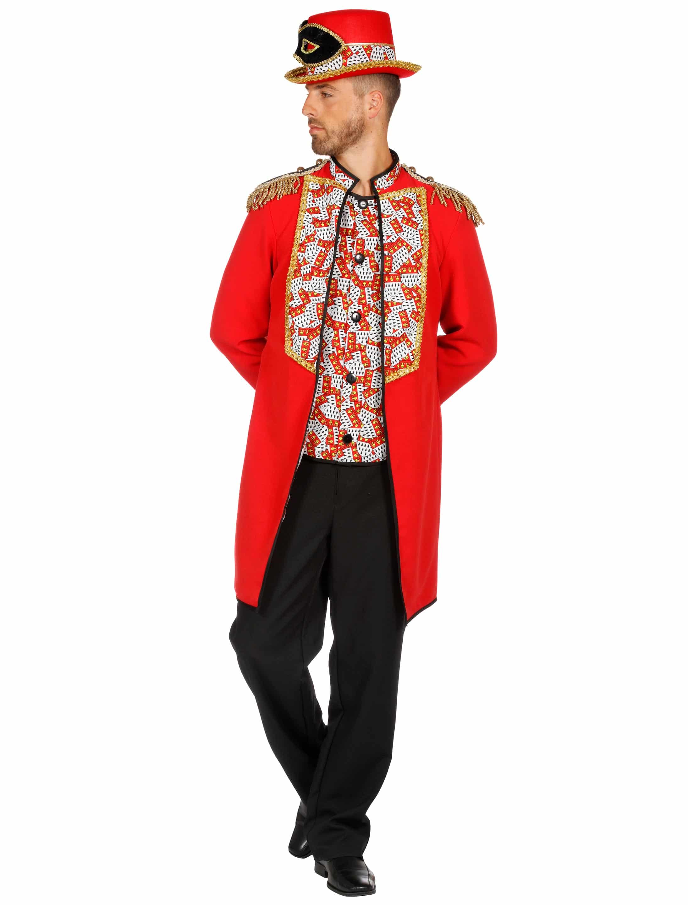 Jacke Köln Herren rot/weiß 50