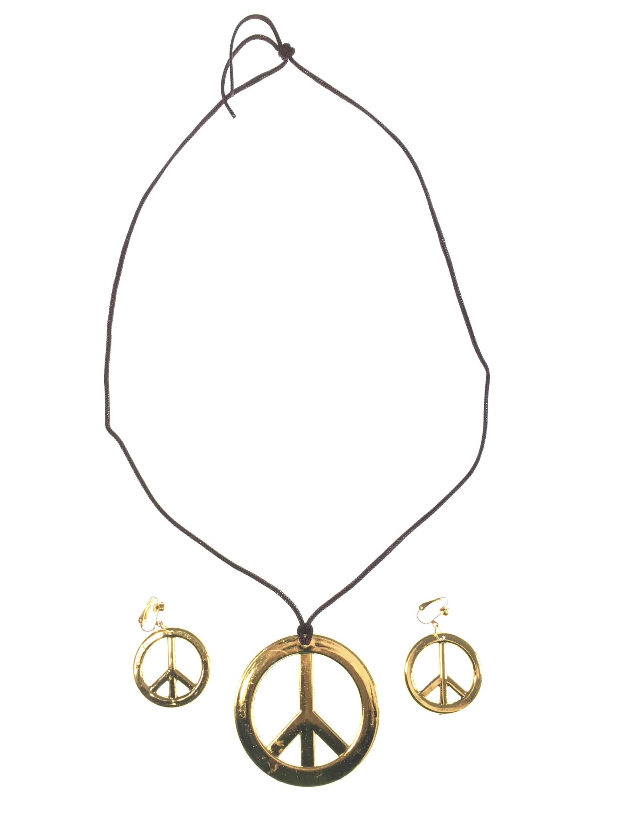 Schmuckset Peace 2-tlg. gold