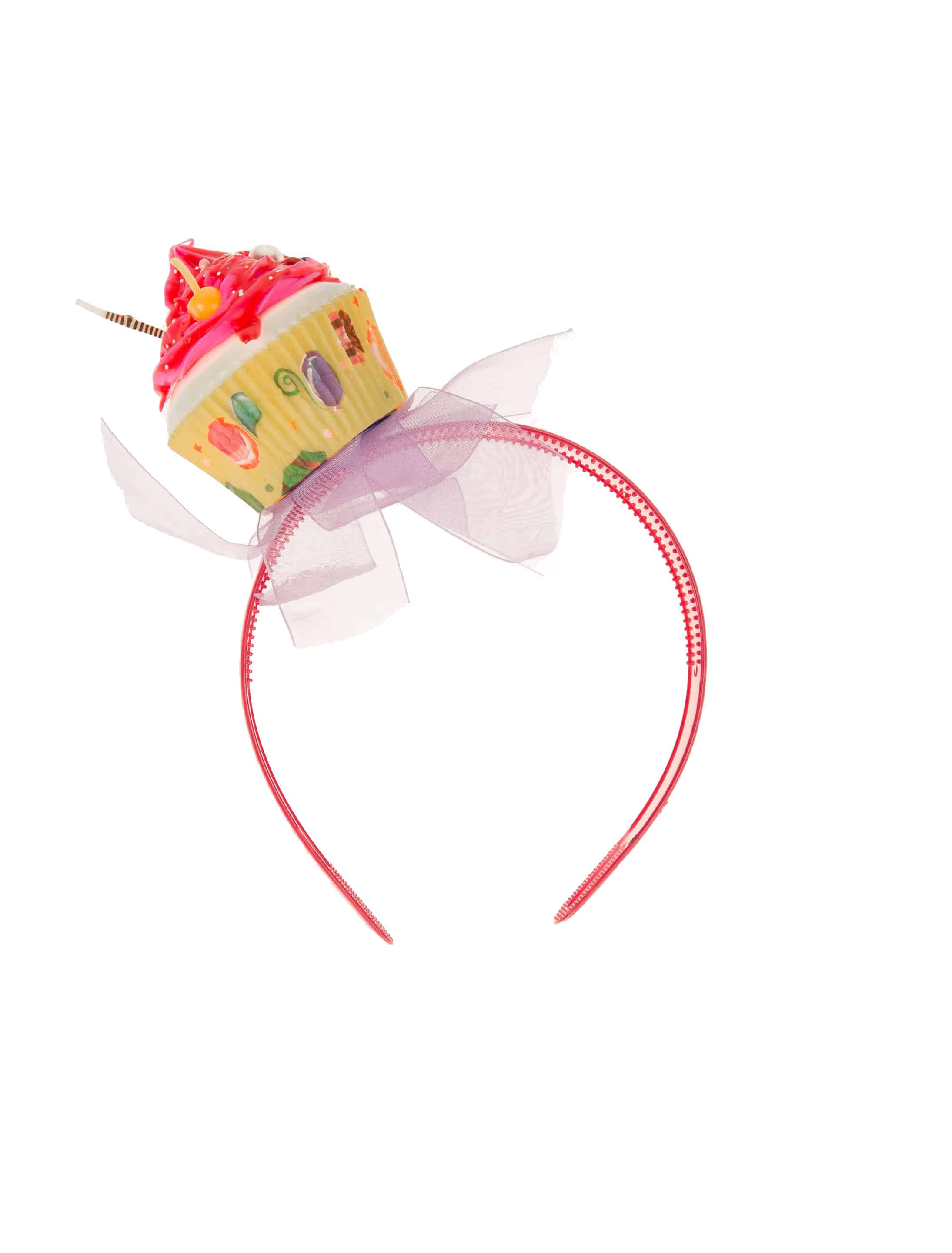 Haarreif Candy Cupcake Damen pink