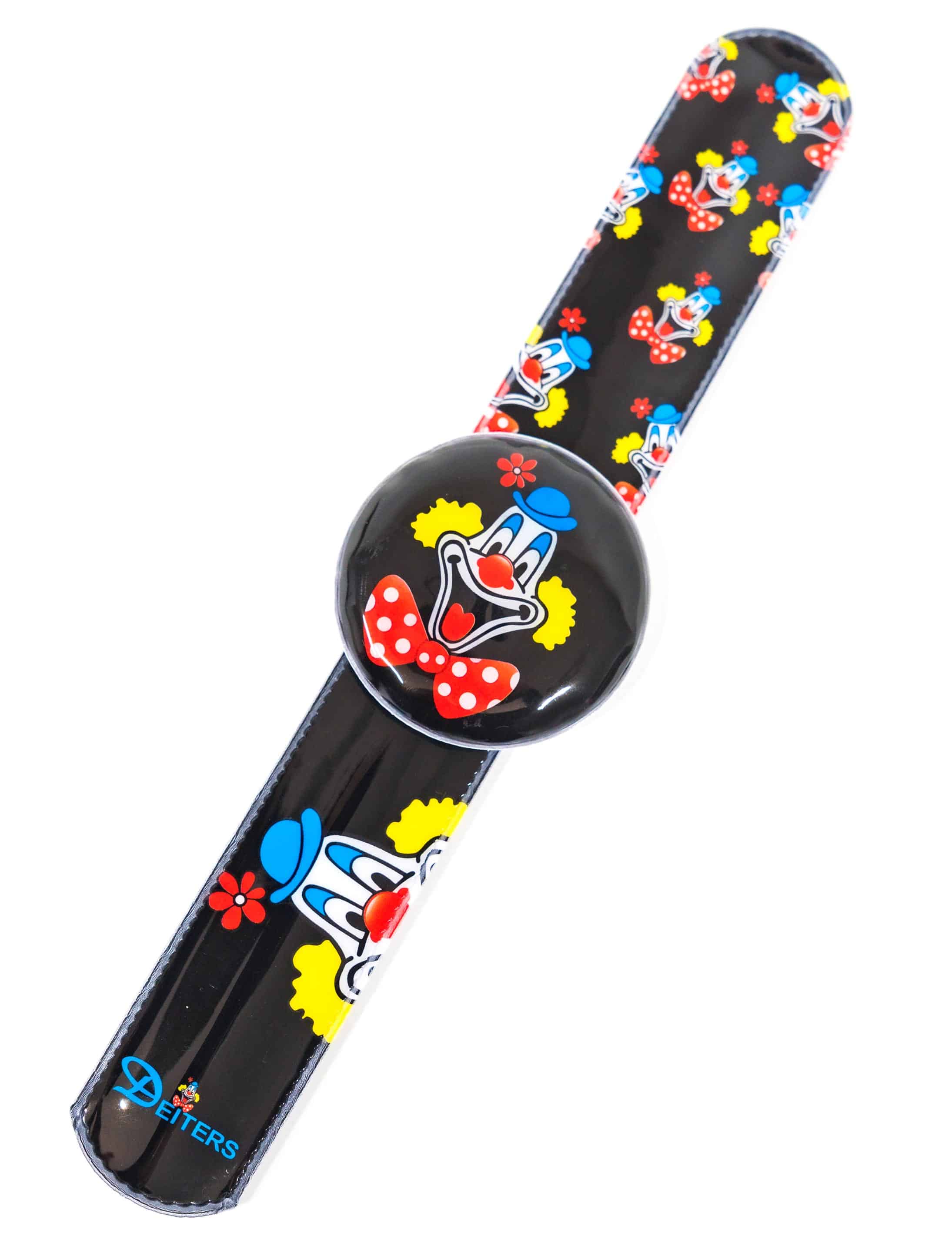 LED Schnapparmband Deiters Clown schwarz