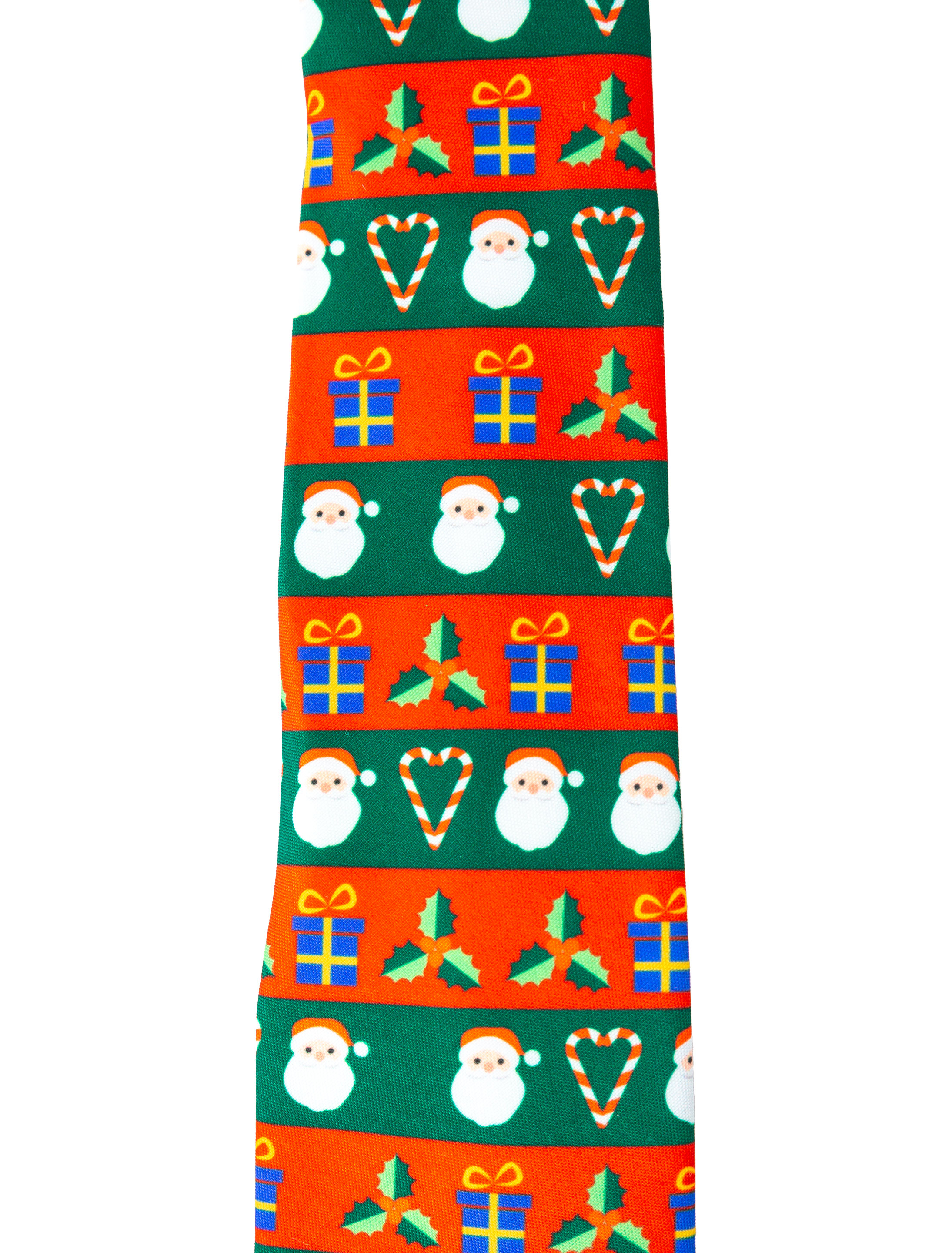 Krawatte Weihnachten rot/weiß Krawatte Weihnachten rot/weiß